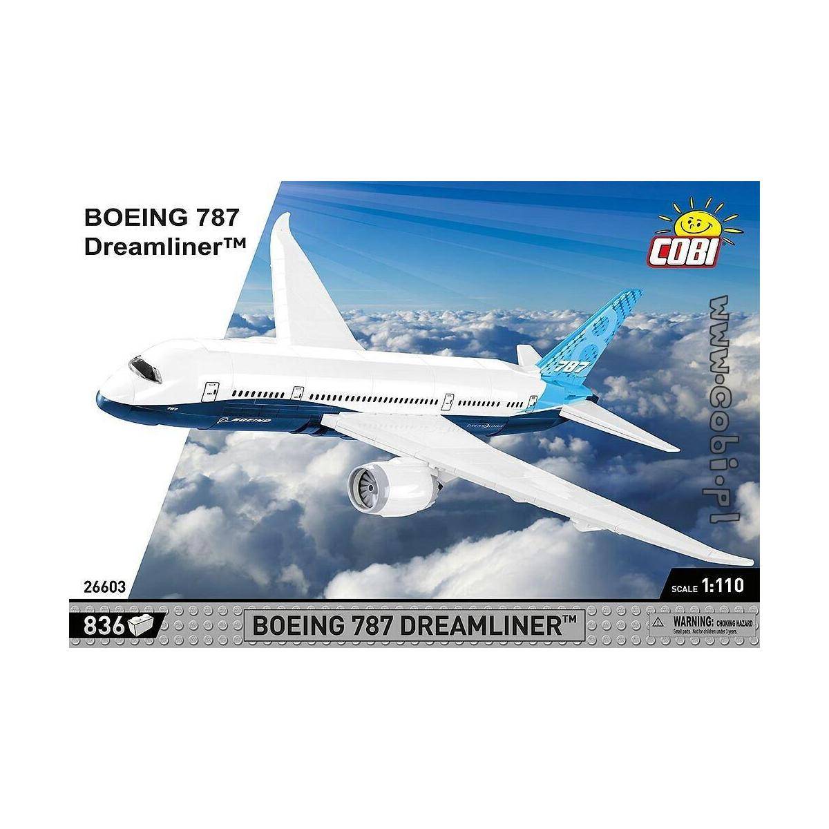 Boeing 787 Dreamliner, Modell, 836 Teile, ab 9 Jahren