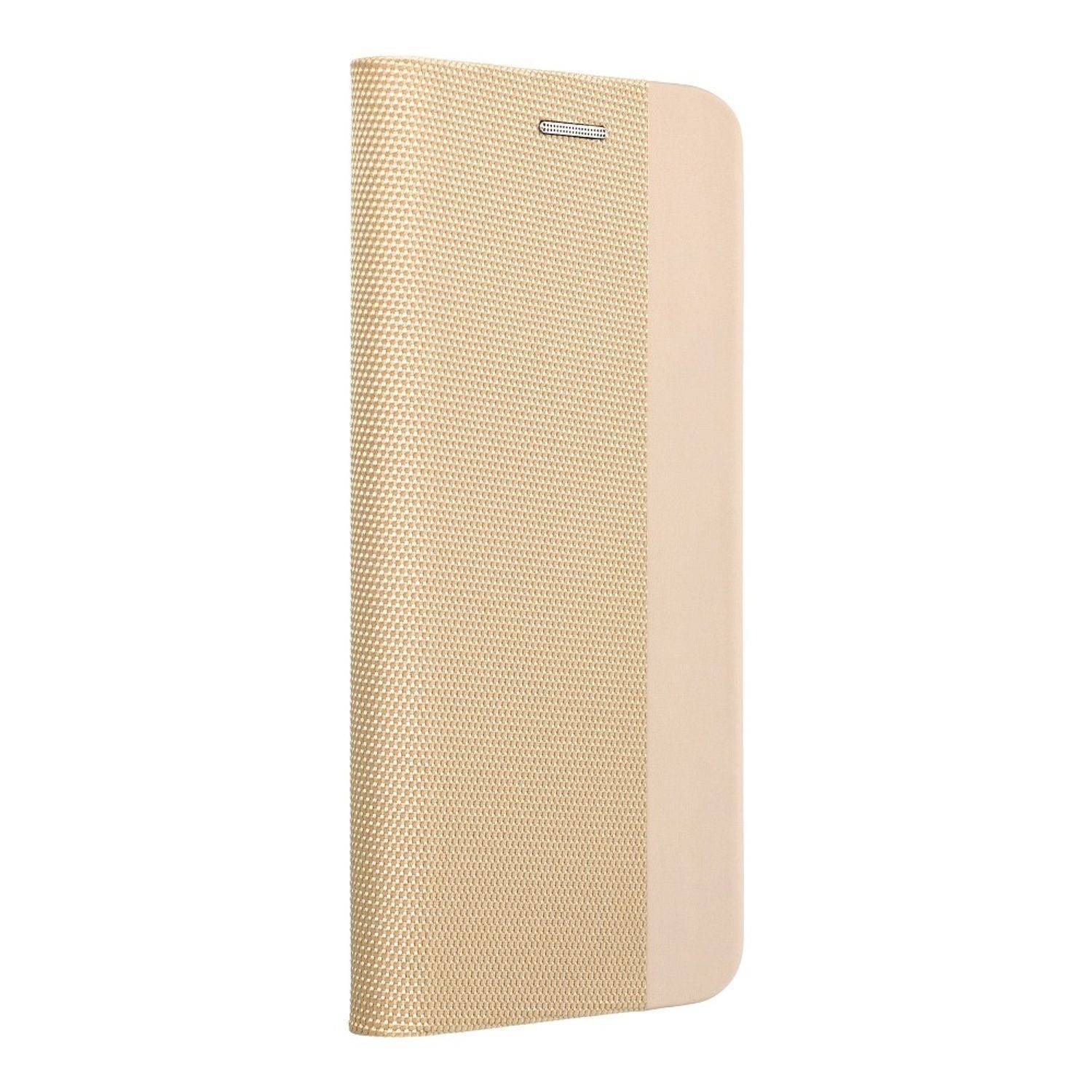 Hülle kompatibel mit Samsung Galaxy S23 Kunstleder Handyhülle - Handy Case Gold