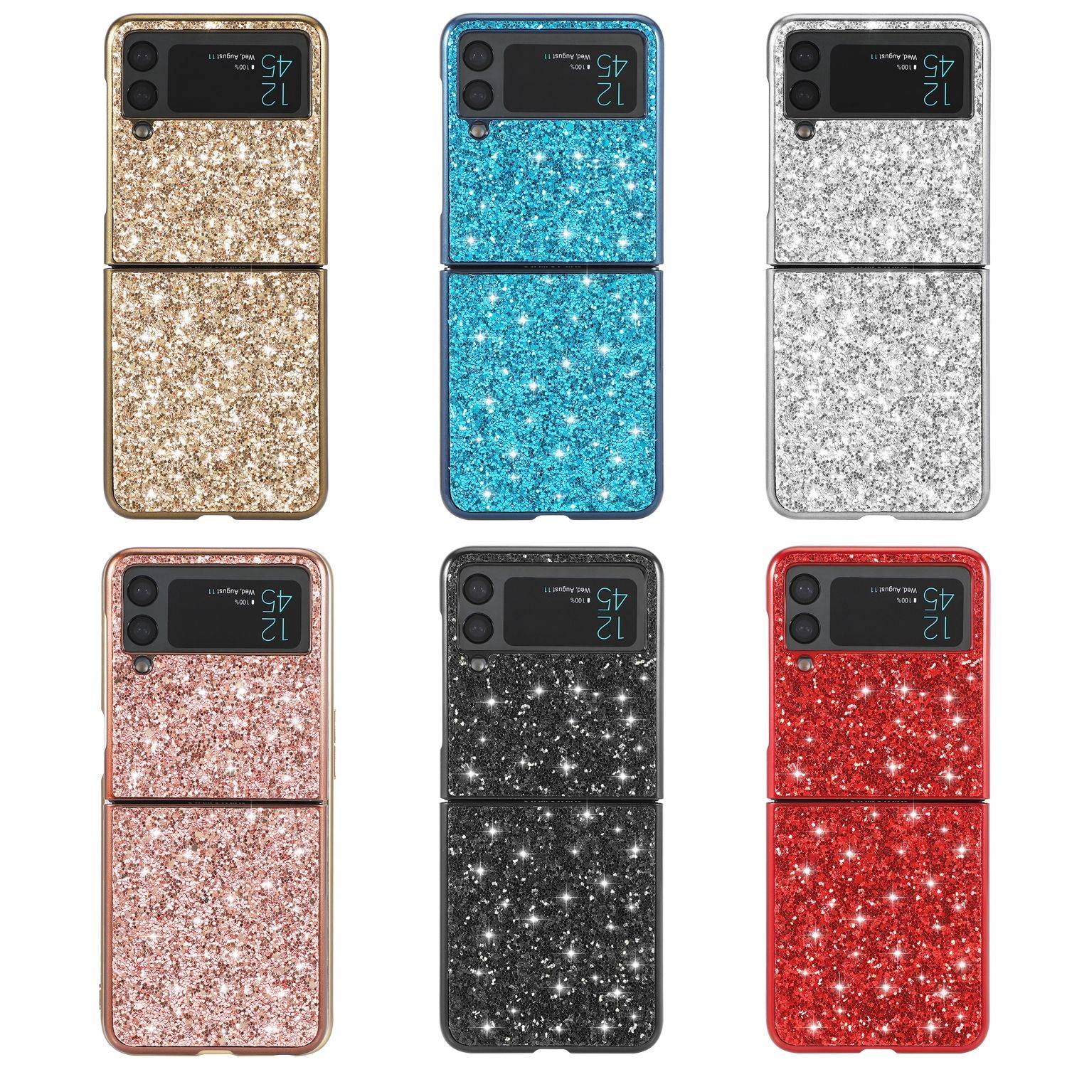 Hülle kompatibel mit Samsung Galaxy Z Flip3 5G Kunststoff Soft Handyhülle - Handy Case Rose Gold