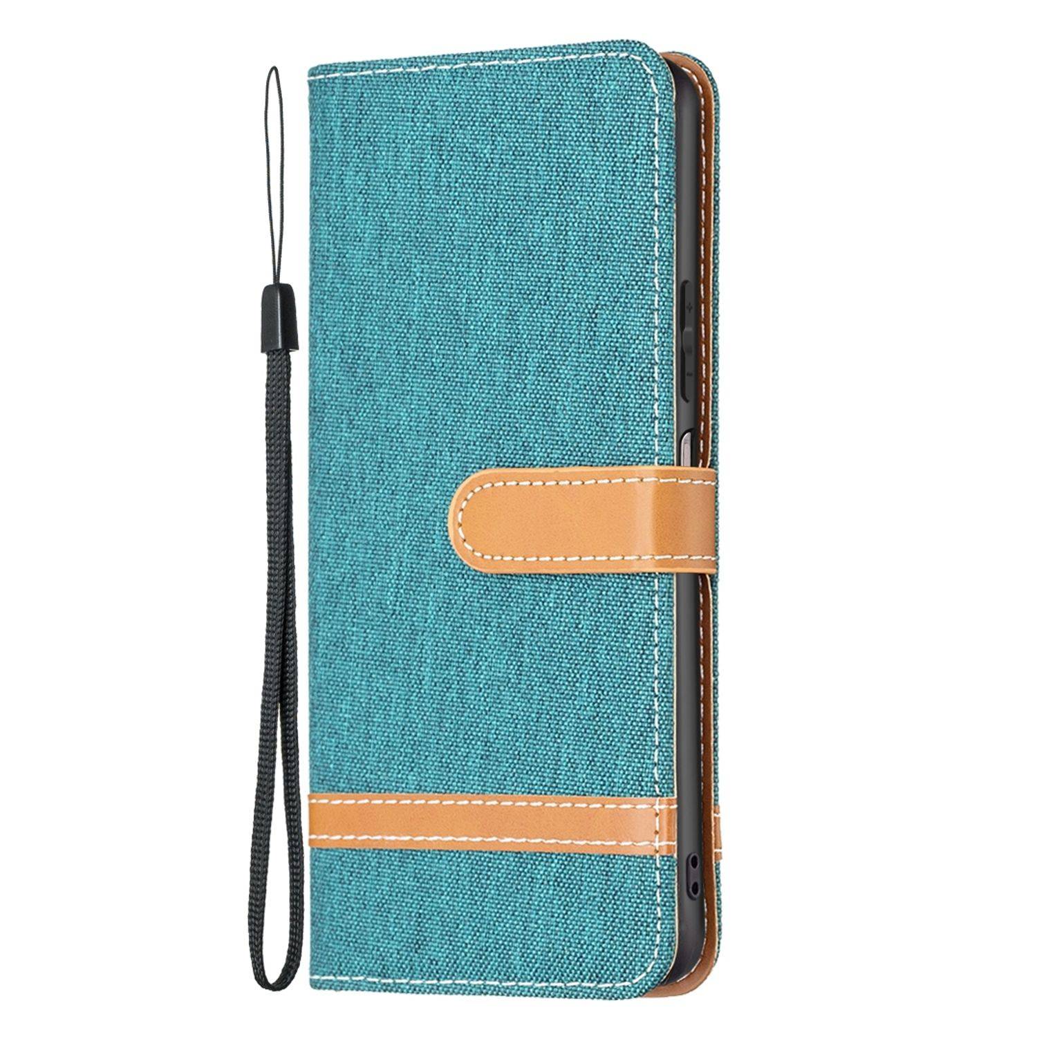 Hülle kompatibel mit Xiaomi Redmi Note 11 / Note 11S Global Kunstleder Handyhülle - Handy Case Grün