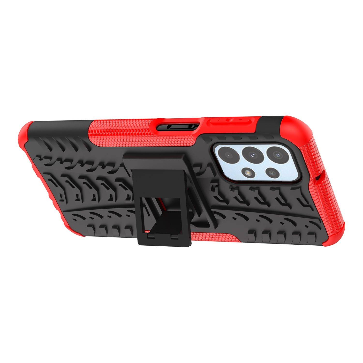Hülle kompatibel mit Samsung Galaxy A23 Kunststoff Soft Handyhülle - Handy Case Rot