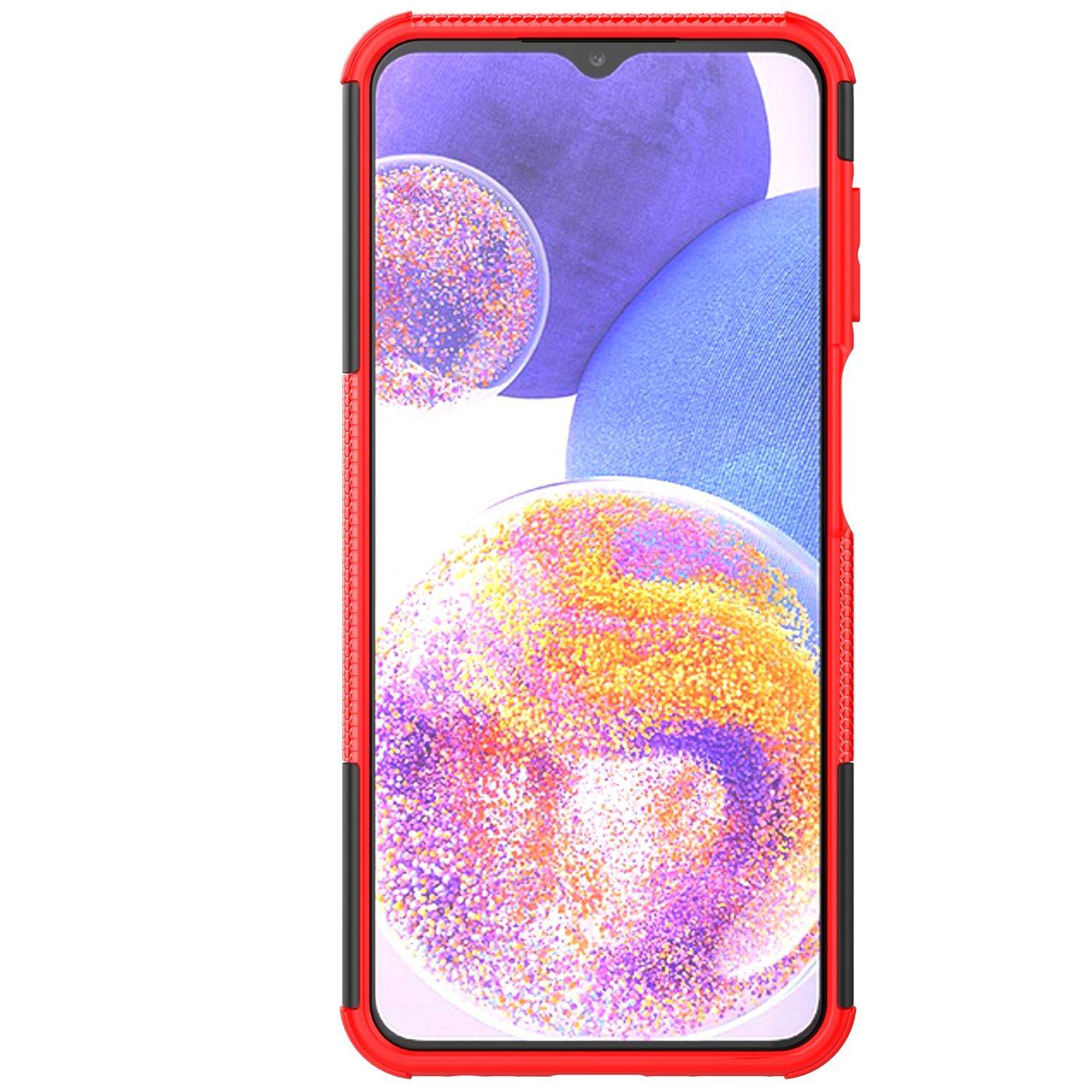 Hülle kompatibel mit Samsung Galaxy A23 Kunststoff Soft Handyhülle - Handy Case Rot