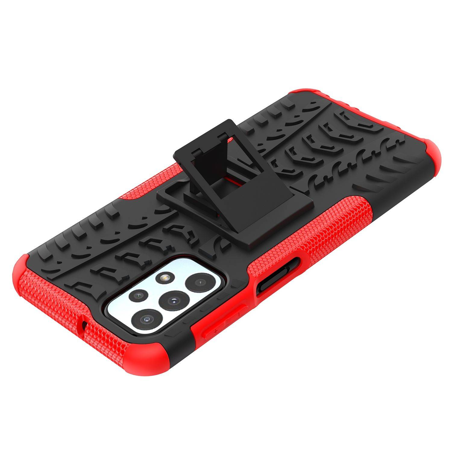 Hülle kompatibel mit Samsung Galaxy A23 Kunststoff Soft Handyhülle - Handy Case Rot