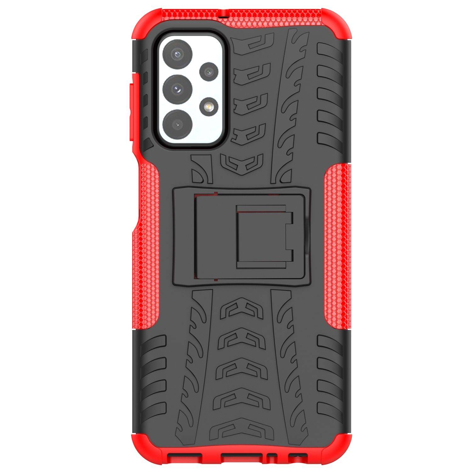 Hülle kompatibel mit Samsung Galaxy A23 Kunststoff Soft Handyhülle - Handy Case Rot