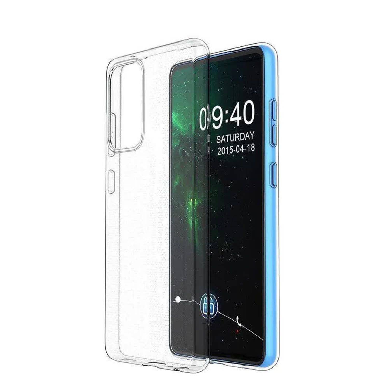 Hülle kompatibel mit Oppo Reno 6 Pro 5G Kunststoff Soft Handyhülle - Handy Case Transparent