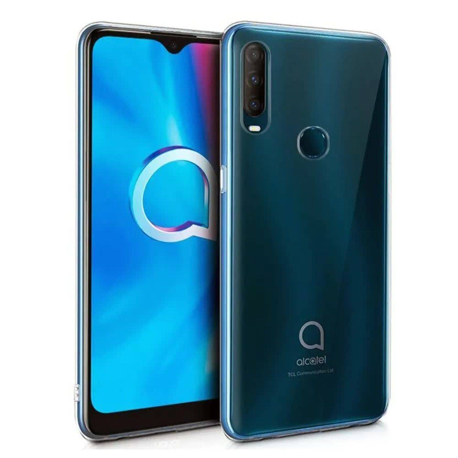 Hülle kompatibel mit Alcatel 1S 2020 Kunststoff Soft Handyhülle - Handy Case Transparent