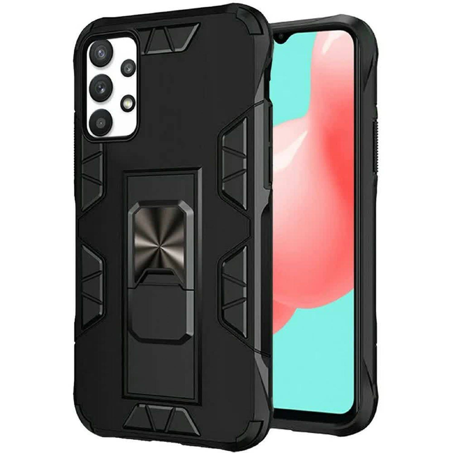 Hülle kompatibel mit Samsung Galaxy S22 Plus 5G Kunststoff Soft Handyhülle - Handy Case Schwarz