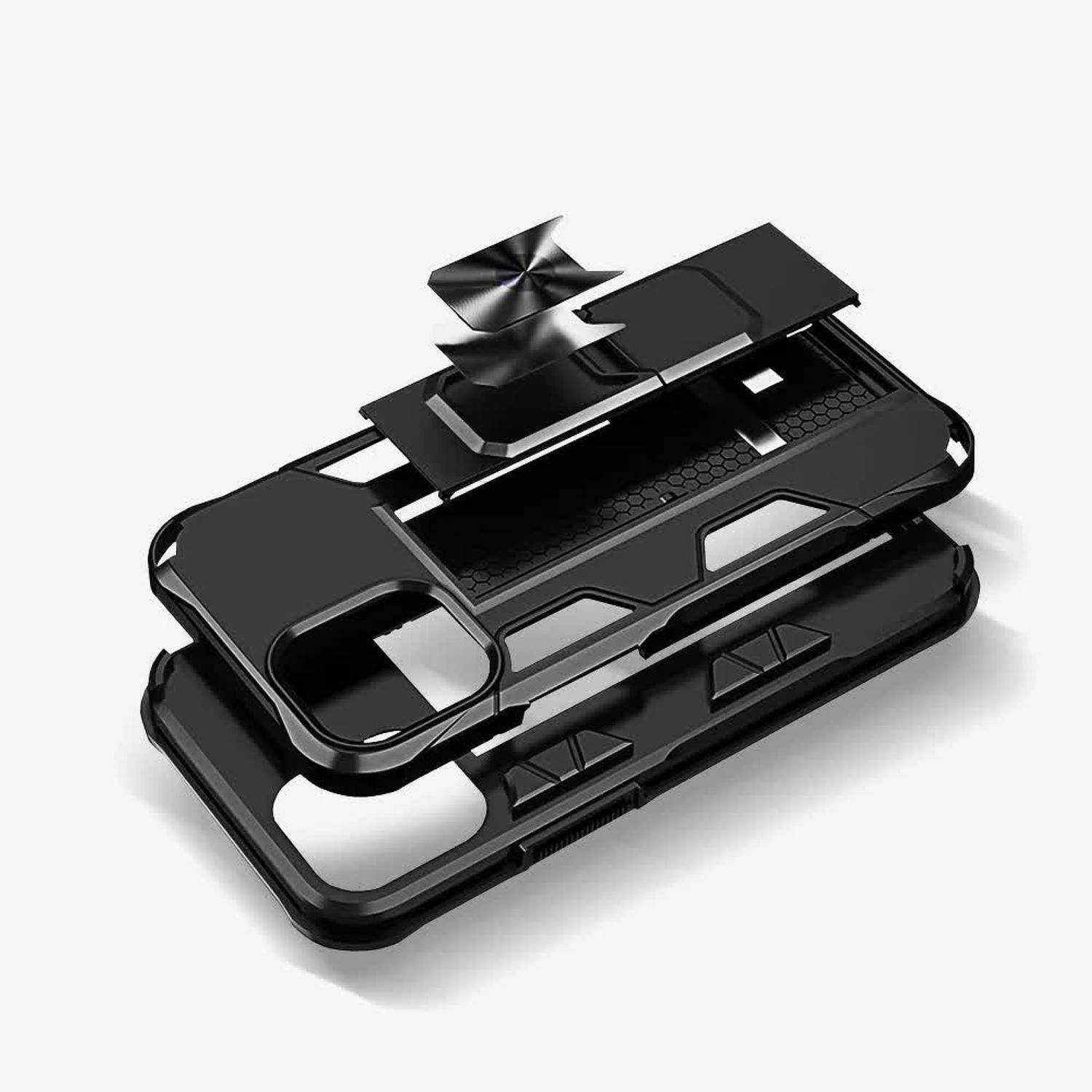 Hülle kompatibel mit Samsung Galaxy S22 Plus 5G Kunststoff Soft Handyhülle - Handy Case Schwarz