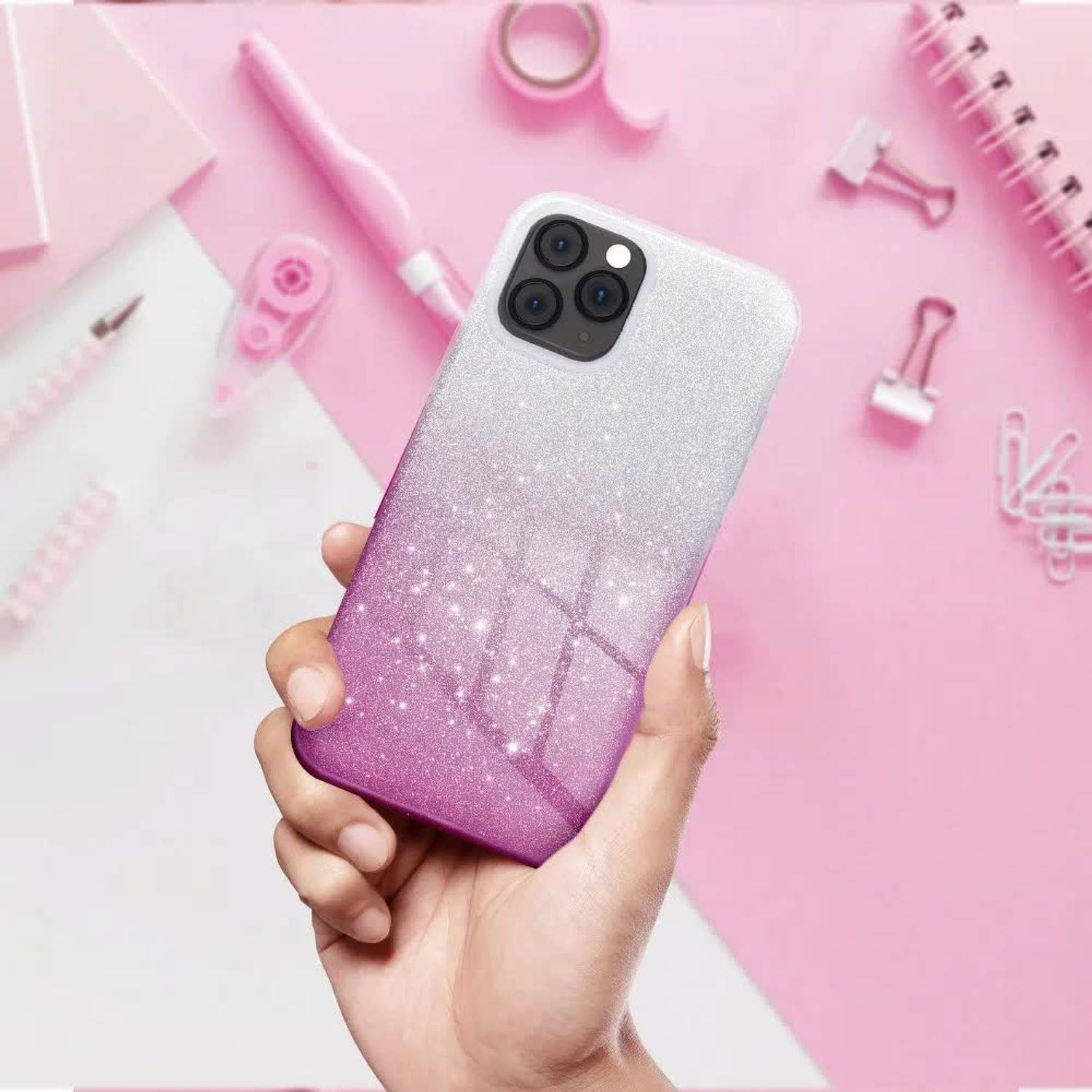 Hülle kompatibel mit Xiaomi Mi 11 Lite Kunststoff Soft Handyhülle - Handy Case Rosa