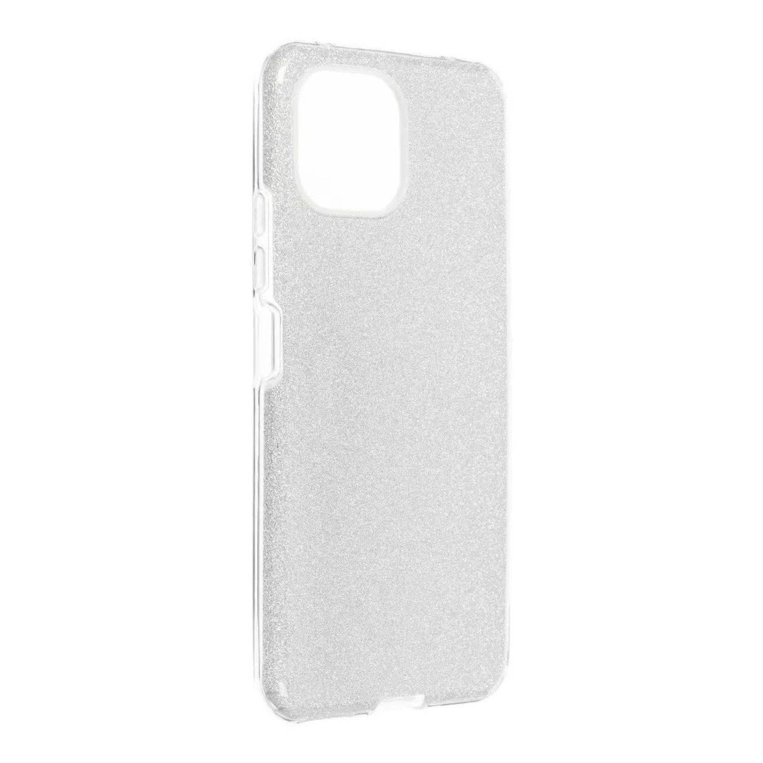 Hülle kompatibel mit Xiaomi Mi 11 Lite Kunststoff Soft Handyhülle - Handy Case Silber
