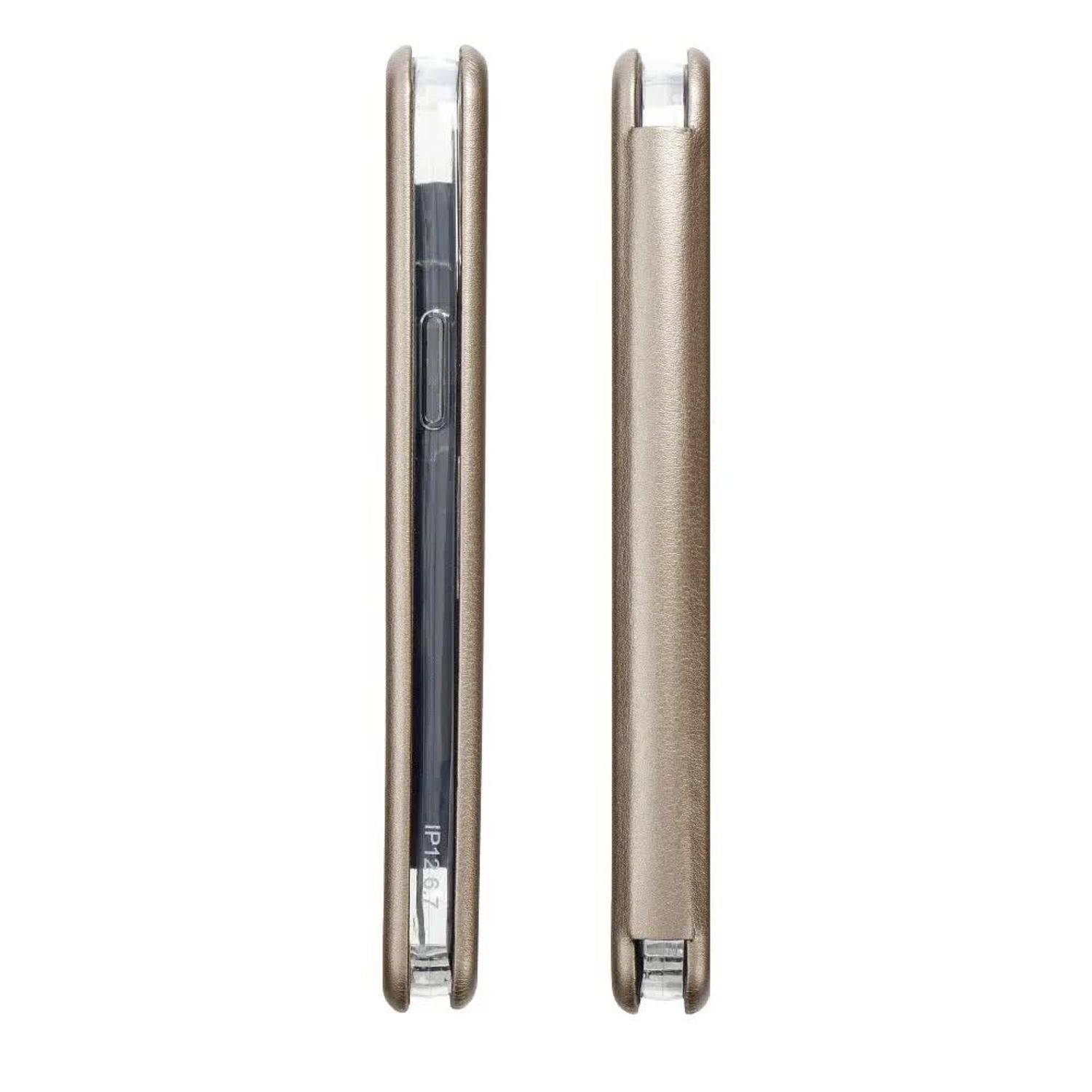 Hülle kompatibel mit Xiaomi Poco M4 Pro 5G Kunstleder Handyhülle - Handy Case Gold