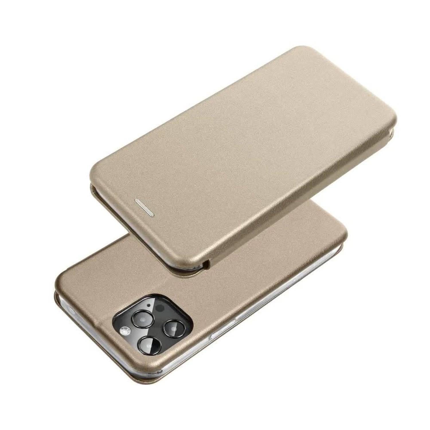 Hülle kompatibel mit Xiaomi Poco M4 Pro 5G Kunstleder Handyhülle - Handy Case Gold