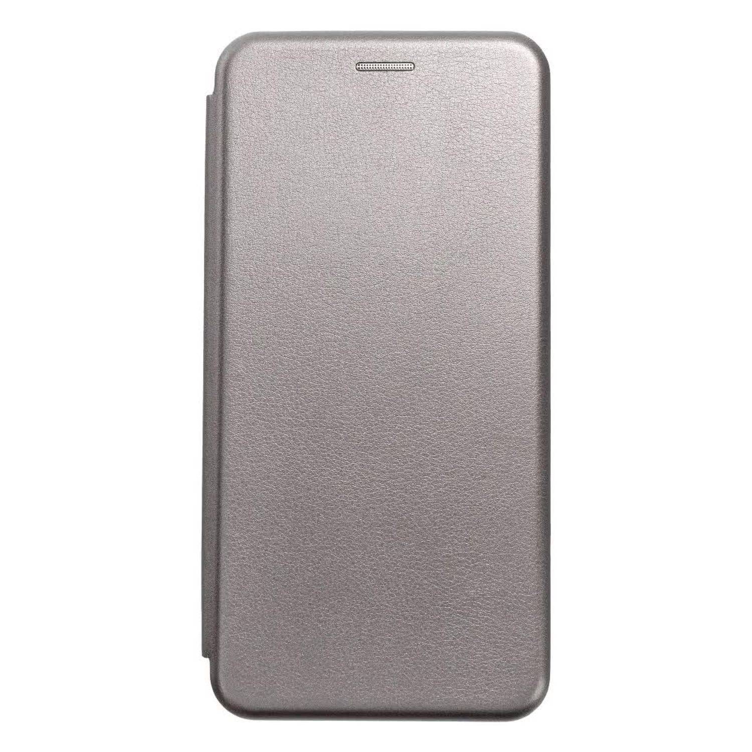 Hülle kompatibel mit Xiaomi Poco M4 Pro 5G Kunstleder Handyhülle - Handy Case Grau