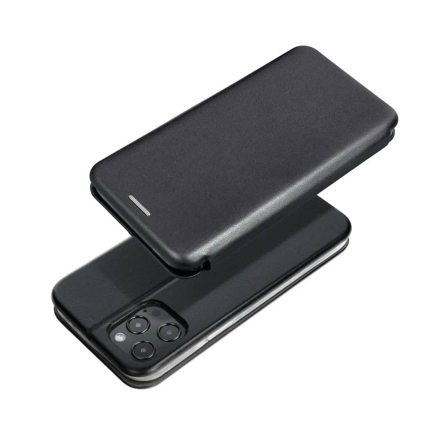 Hülle kompatibel mit Xiaomi Poco M4 Pro 5G Kunstleder Handyhülle - Handy Case Schwarz