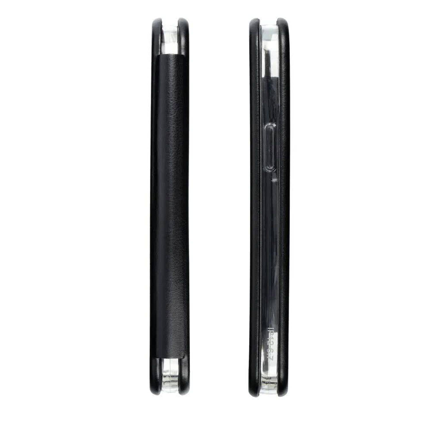 Hülle kompatibel mit Xiaomi Poco M4 Pro 5G Kunstleder Handyhülle - Handy Case Schwarz