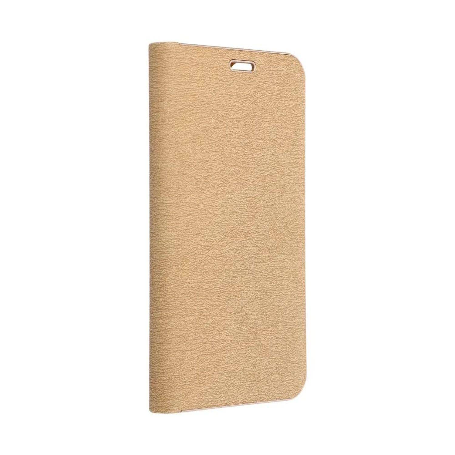Hülle kompatibel mit Apple iPhone 12 / 12 Pro Kunstleder Handyhülle - Handy Case Gold