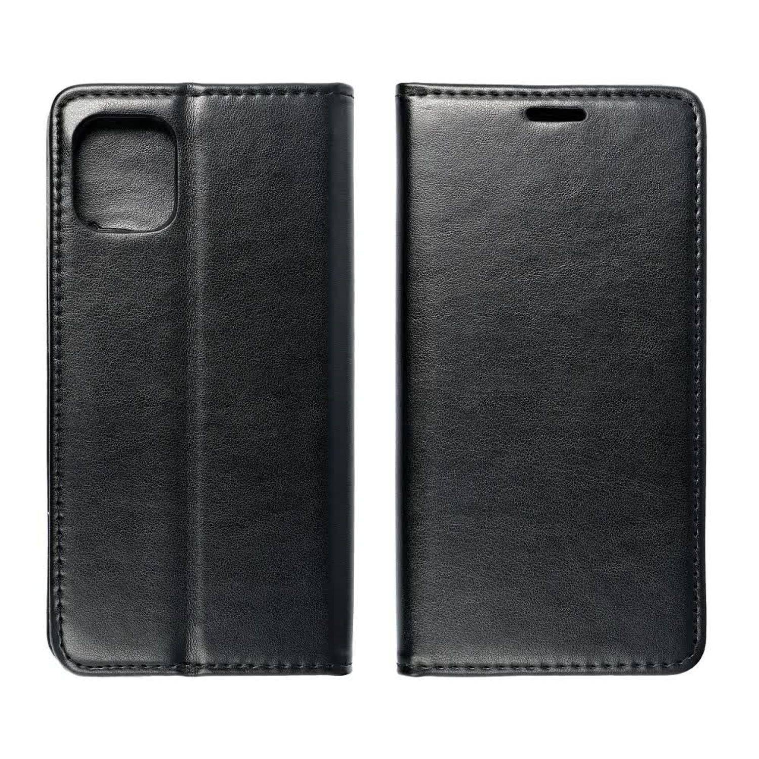 Hülle kompatibel mit Xiaomi Redmi 10 Kunstleder Handyhülle - Handy Case Schwarz