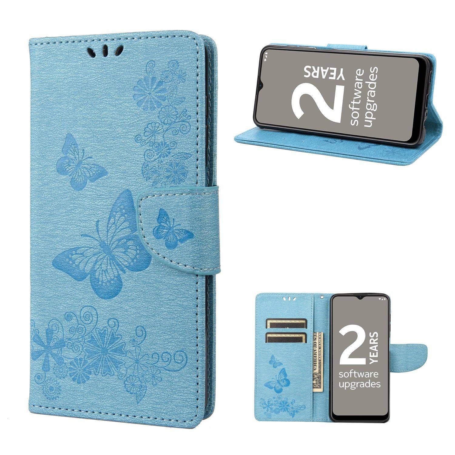 Hülle kompatibel mit Nokia G11 / G21 Kunstleder Handyhülle - Handy Case Blau