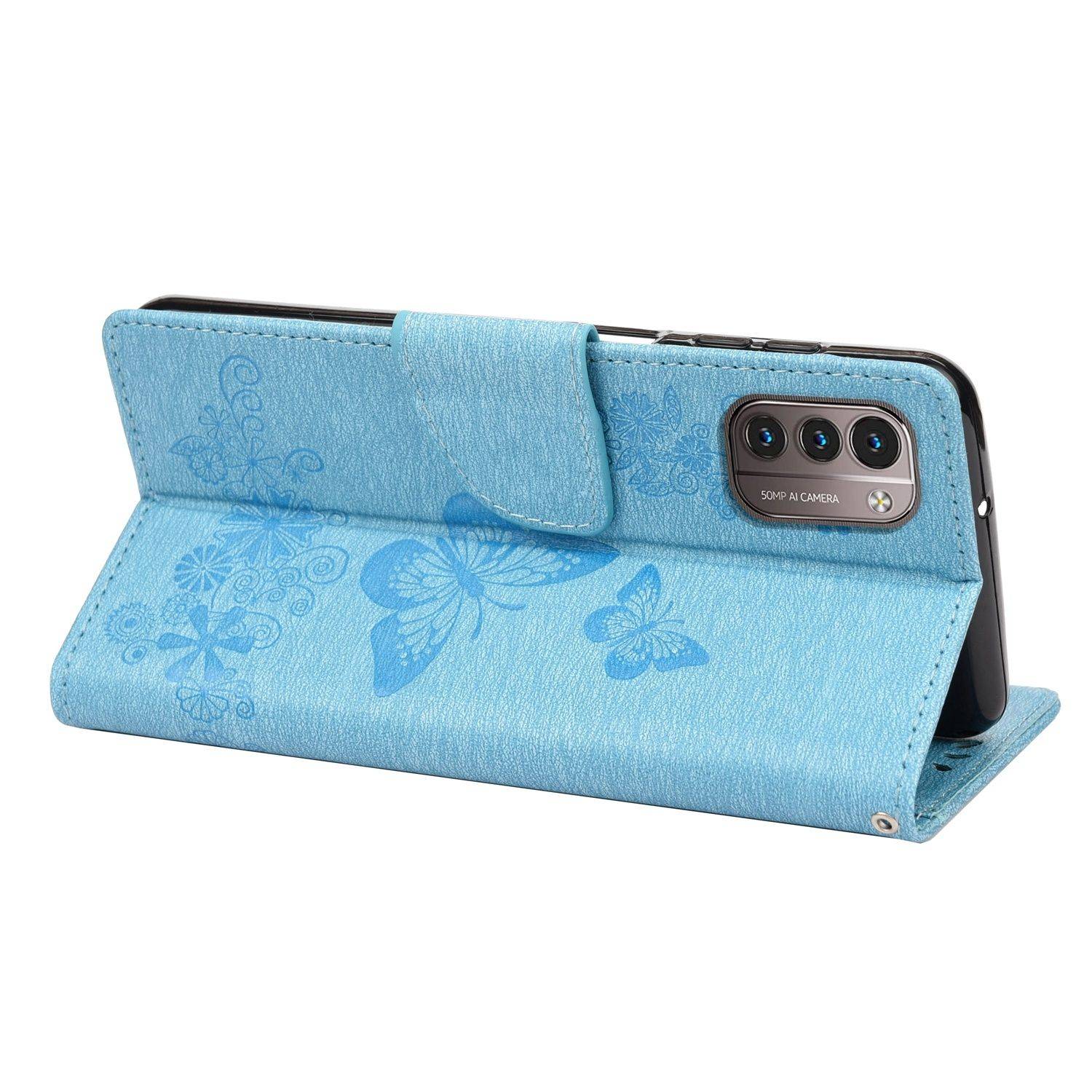 Hülle kompatibel mit Nokia G11 / G21 Kunstleder Handyhülle - Handy Case Blau