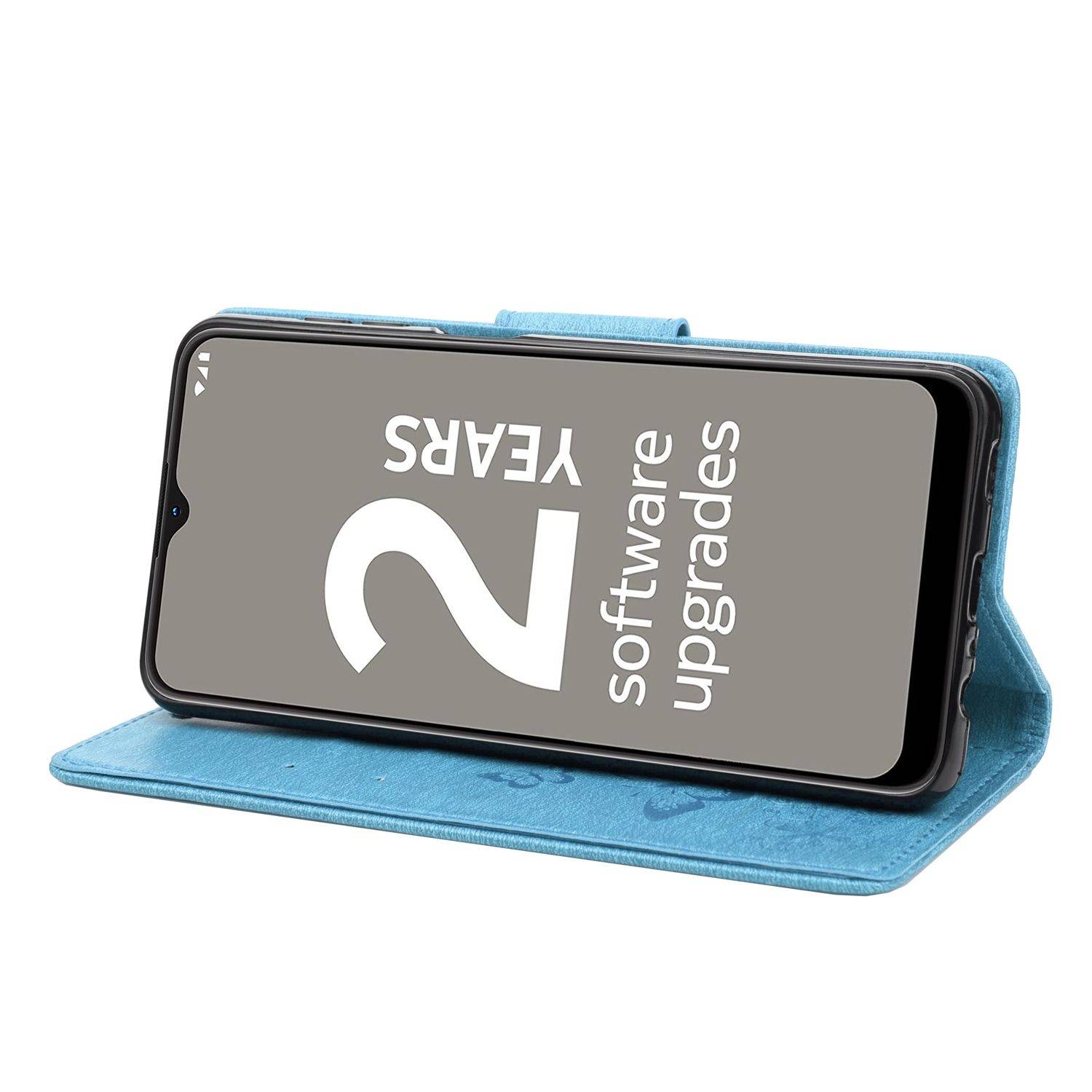 Hülle kompatibel mit Nokia G11 / G21 Kunstleder Handyhülle - Handy Case Blau