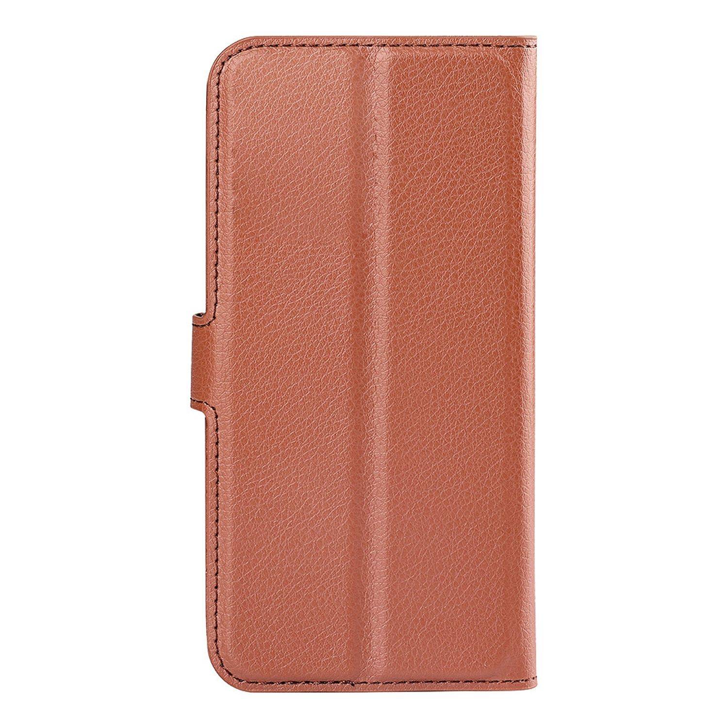 Hülle kompatibel mit Nokia G50 Kunstleder Handyhülle - Handy Case Braun