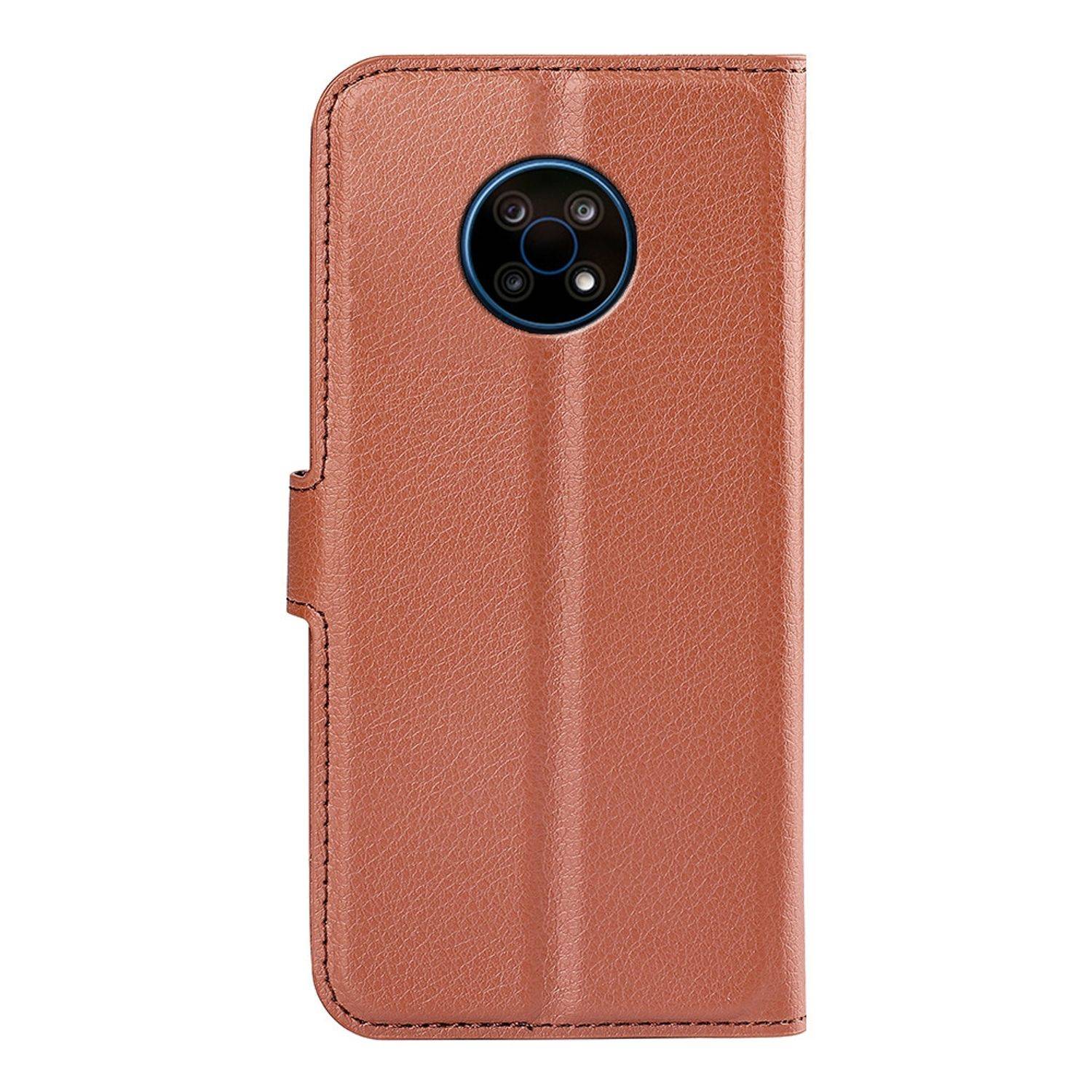 Hülle kompatibel mit Nokia G50 Kunstleder Handyhülle - Handy Case Braun