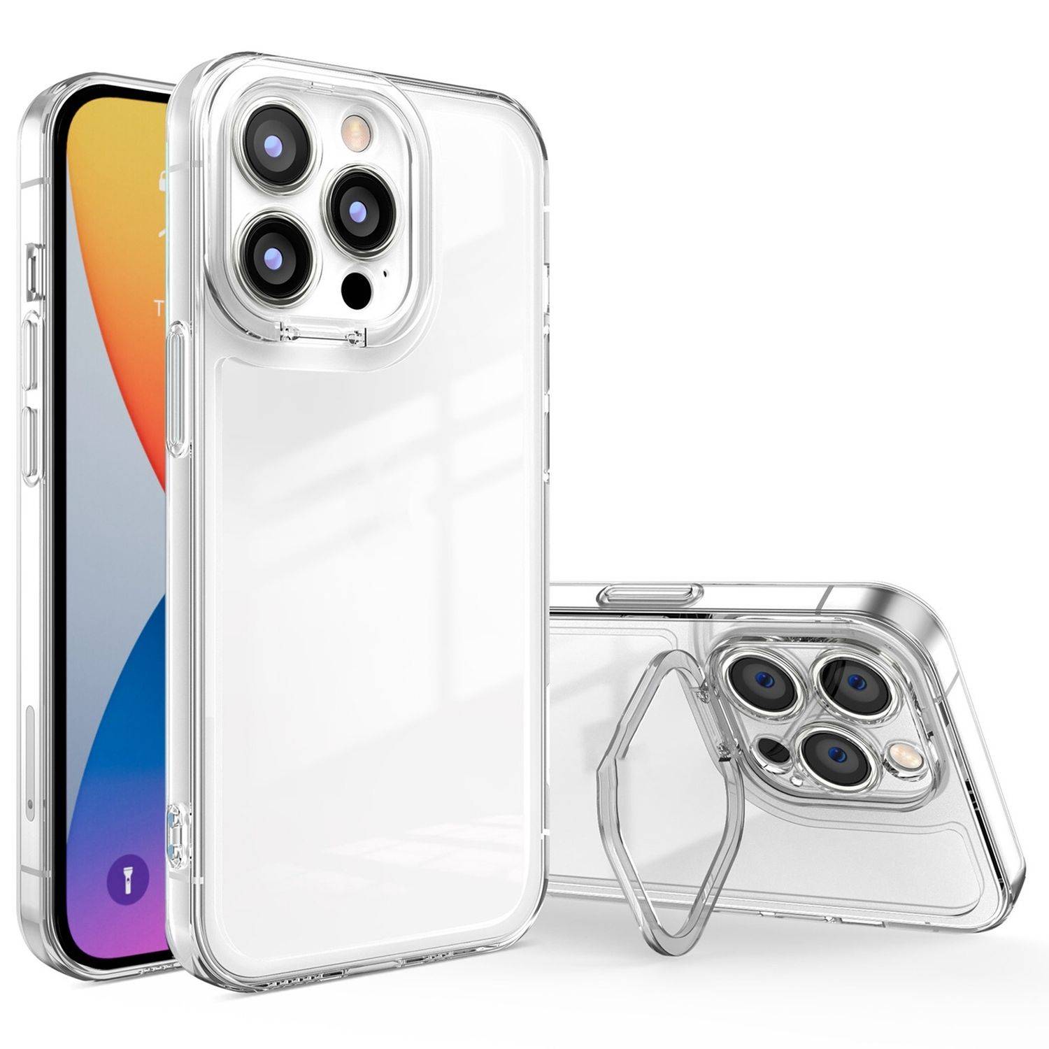 Hülle kompatibel mit Apple iPhone 14 Pro Max Kunststoff Soft Handyhülle - Handy Case Transparent