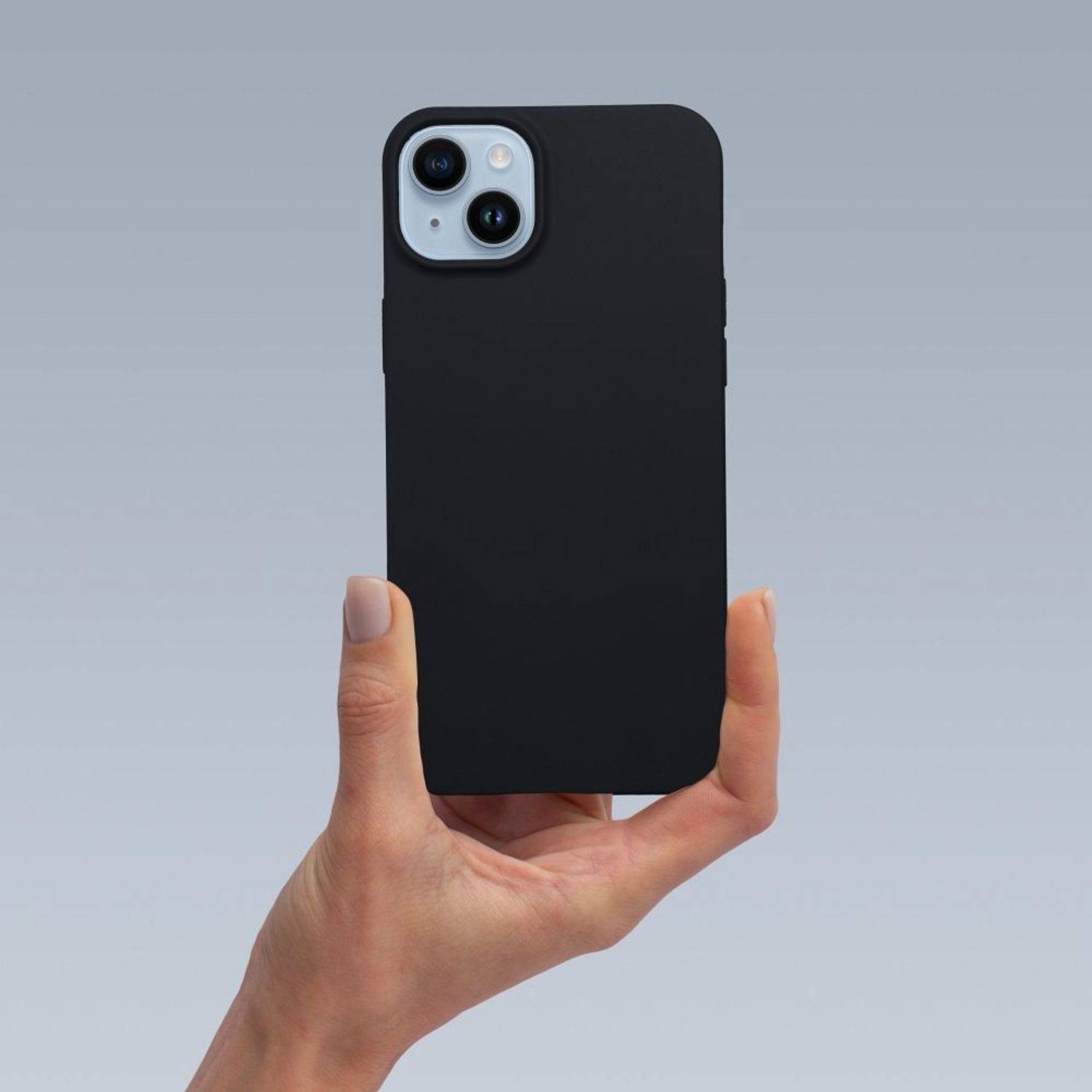 Hülle kompatibel mit Huawei nova Y70 / nova Y70 Plus Kunststoff Soft Handyhülle - Handy Case Schwarz