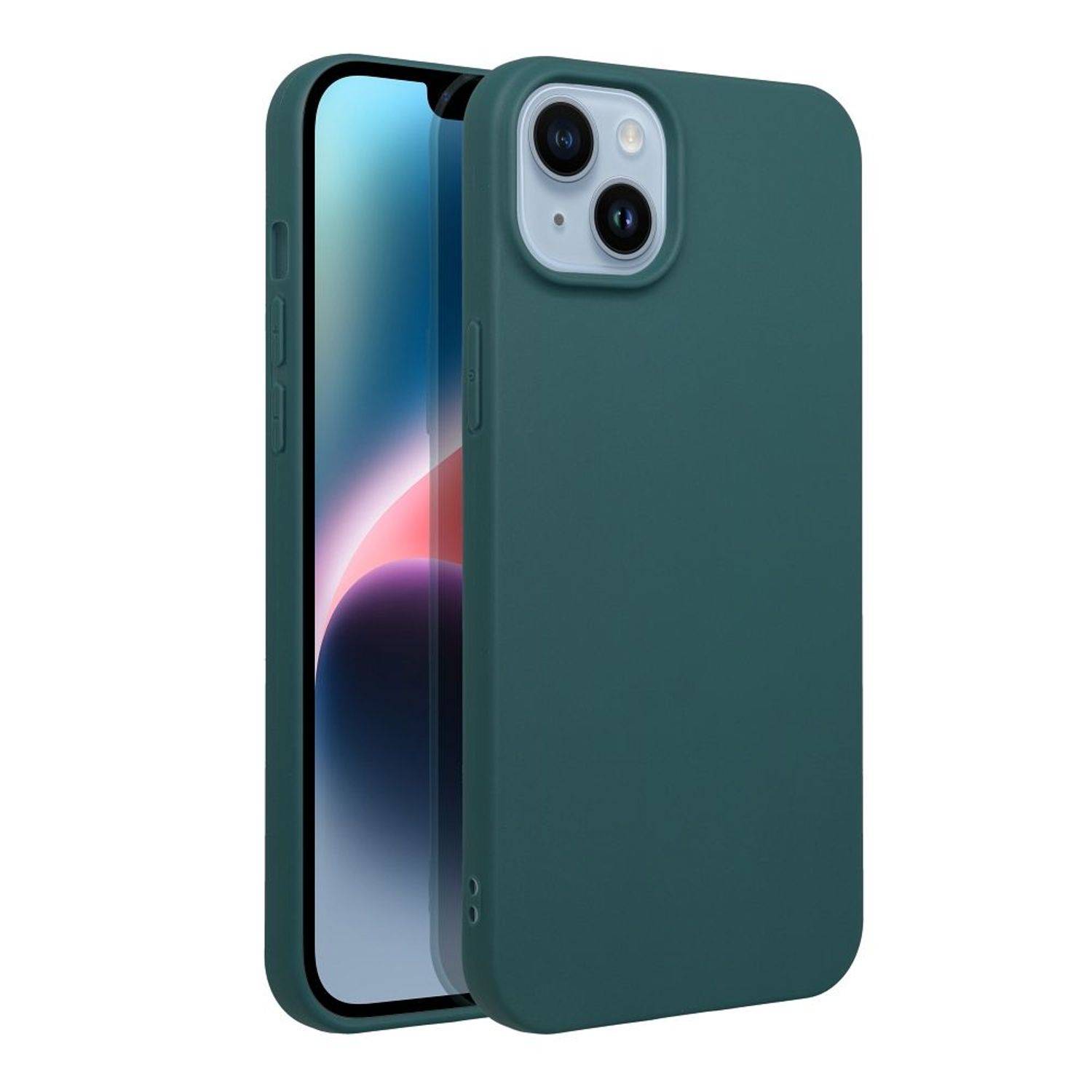 Hülle kompatibel mit Xiaomi Redmi 9A / 9AT Kunststoff Soft Handyhülle - Handy Case Dunkel Grün