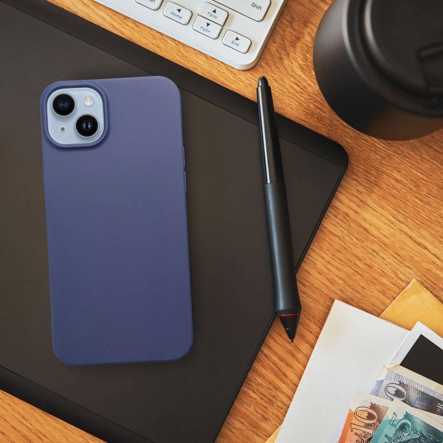 Hülle kompatibel mit Xiaomi Redmi Note 9 Kunststoff Soft Handyhülle - Handy Case Blau