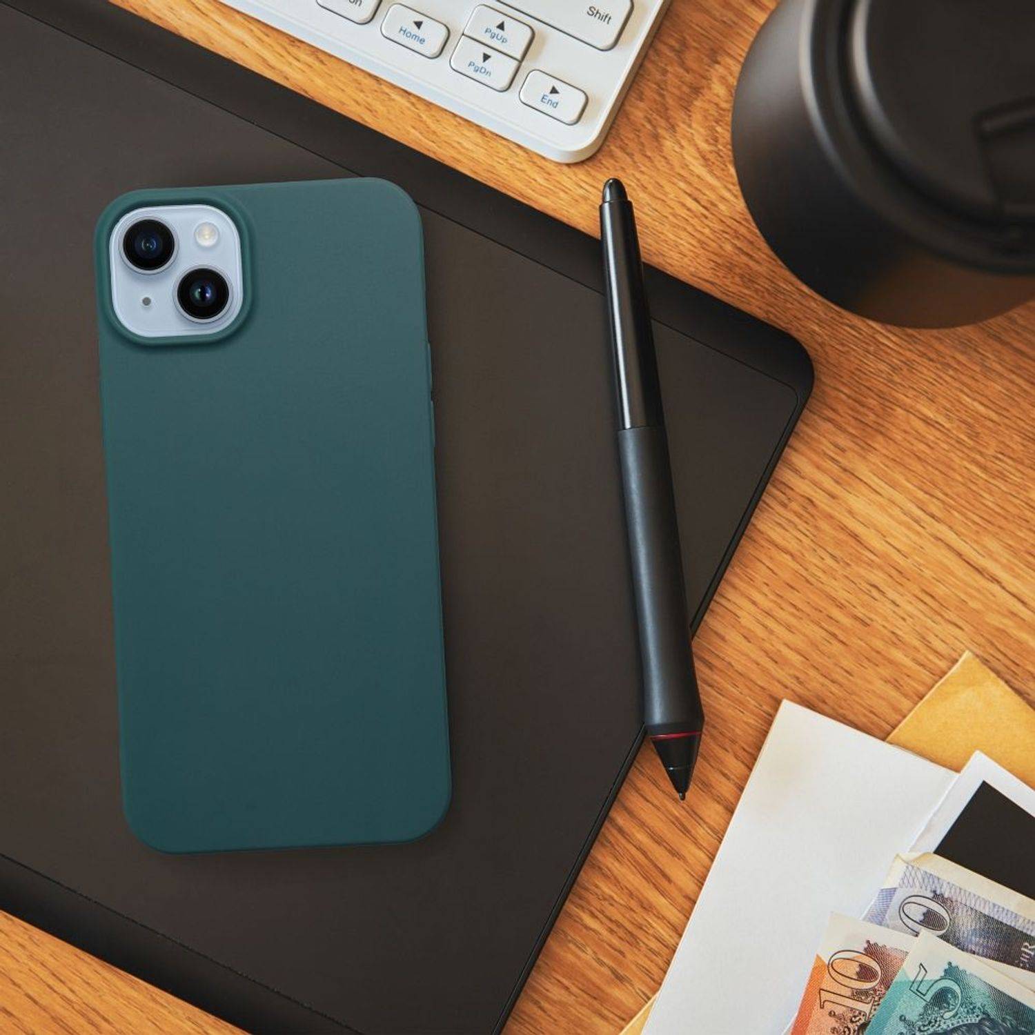Hülle kompatibel mit Xiaomi 8 Pro Kunststoff Soft Handyhülle - Handy Case Dunkel Grün