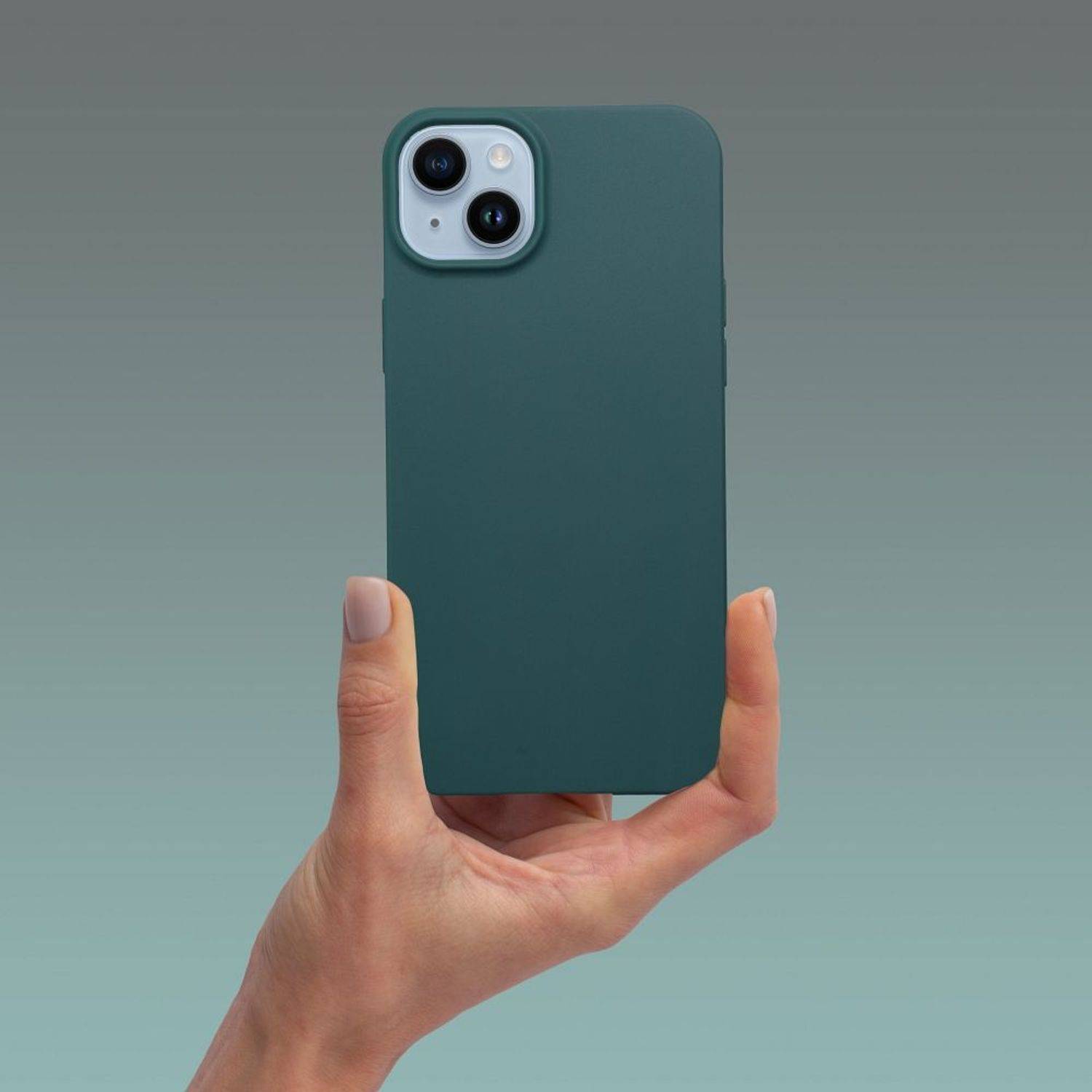 Hülle kompatibel mit Samsung Galaxy A22 5G Kunststoff Soft Handyhülle - Handy Case Dunkel Grün