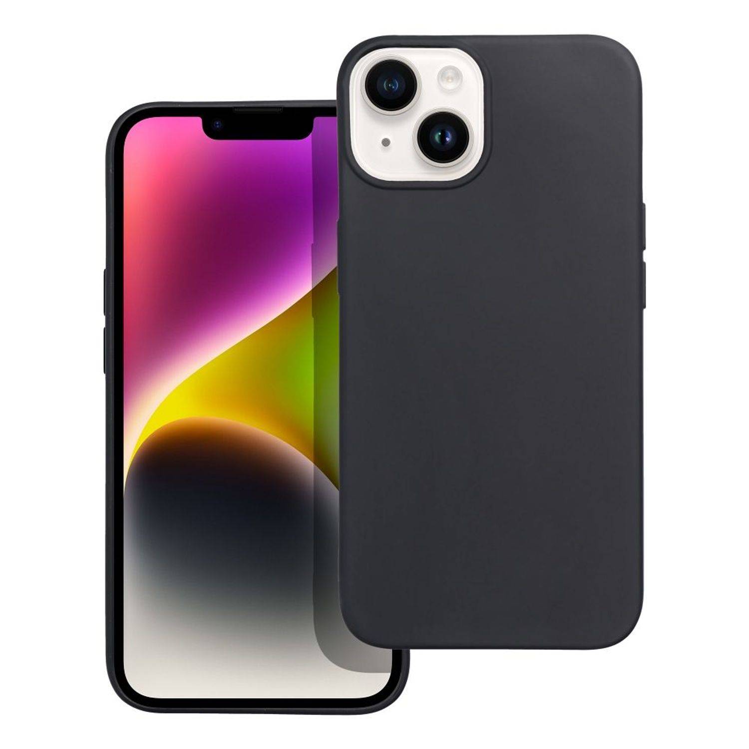 Hülle kompatibel mit Apple iPhone 11 Pro Kunststoff Soft Handyhülle - Handy Case Schwarz