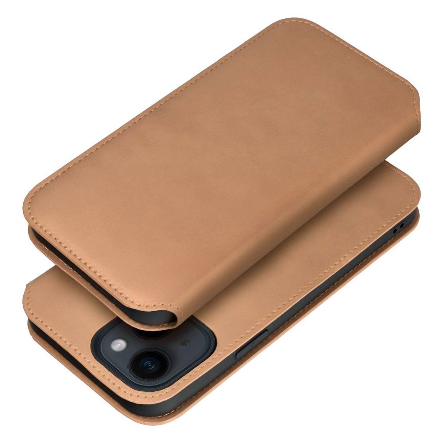 Hülle kompatibel mit Xiaomi Redmi A1 Kunstleder Handyhülle - Handy Case Gold