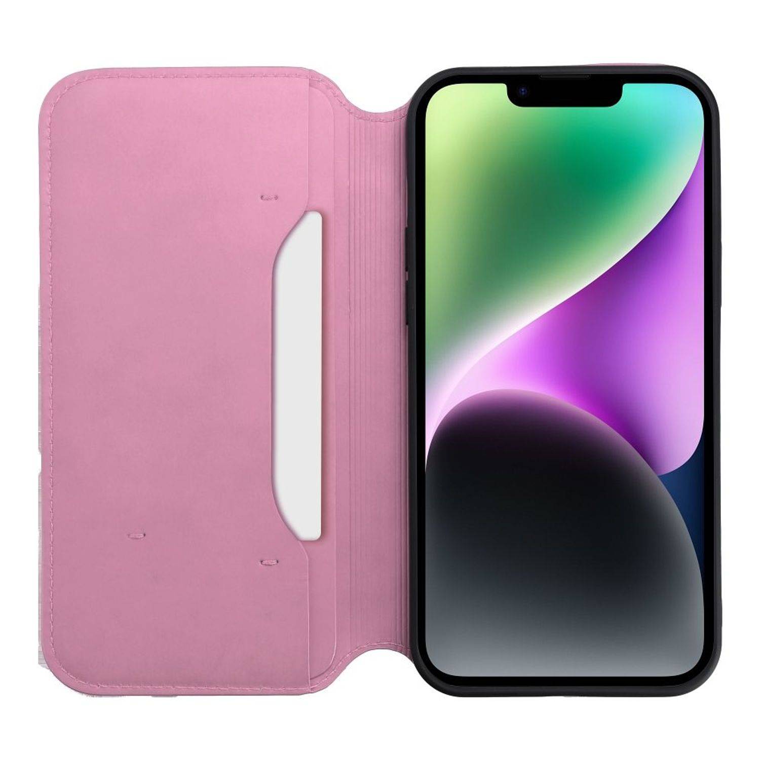 Hülle kompatibel mit Samsung Galaxy A03 Kunstleder Handyhülle - Handy Case Rosa