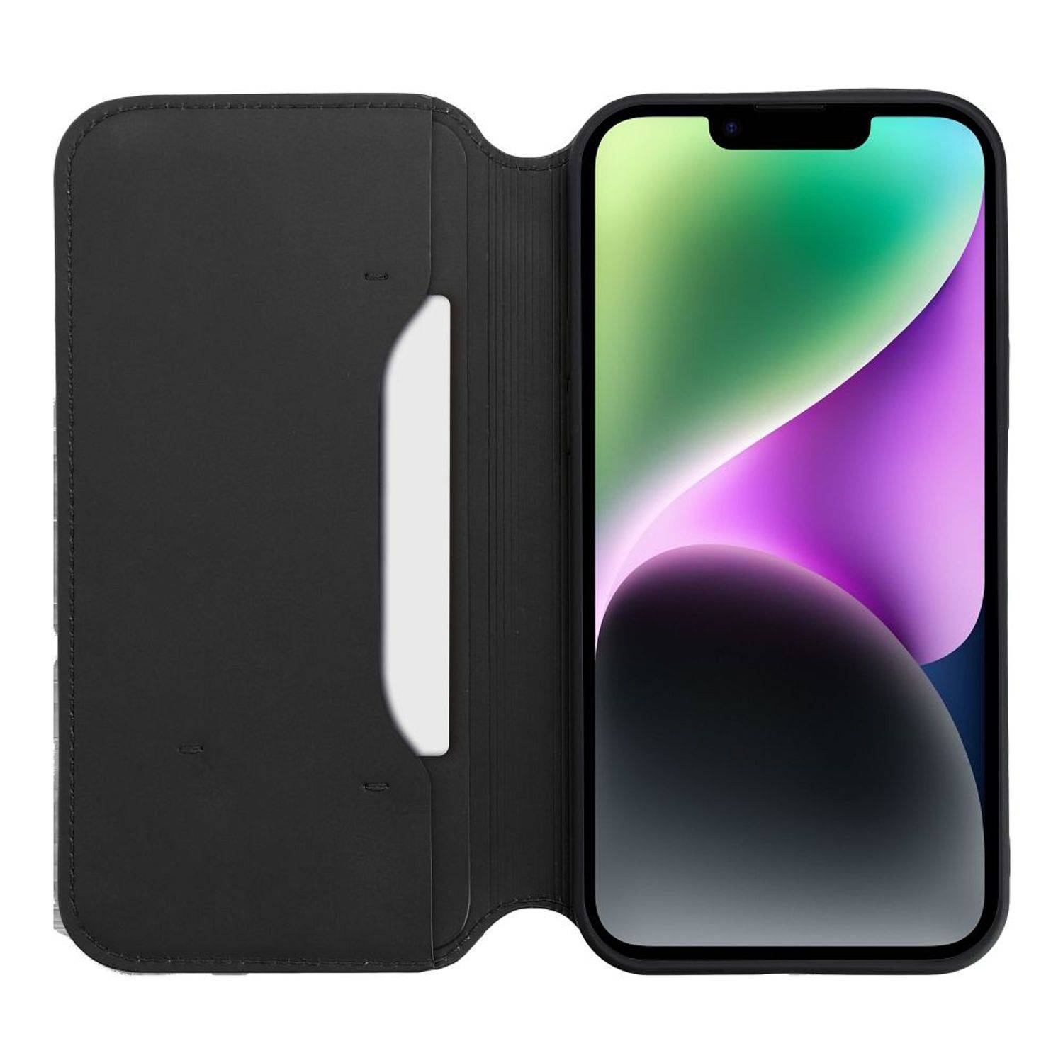 Hülle kompatibel mit Xiaomi Redmi 9A / 9AT Kunstleder Handyhülle - Handy Case Schwarz