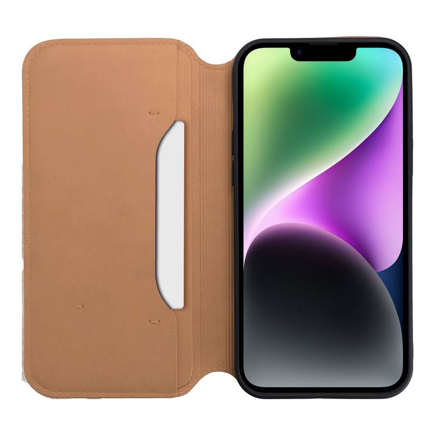 Hülle kompatibel mit Xiaomi Redmi 9C Kunstleder Handyhülle - Handy Case Gold