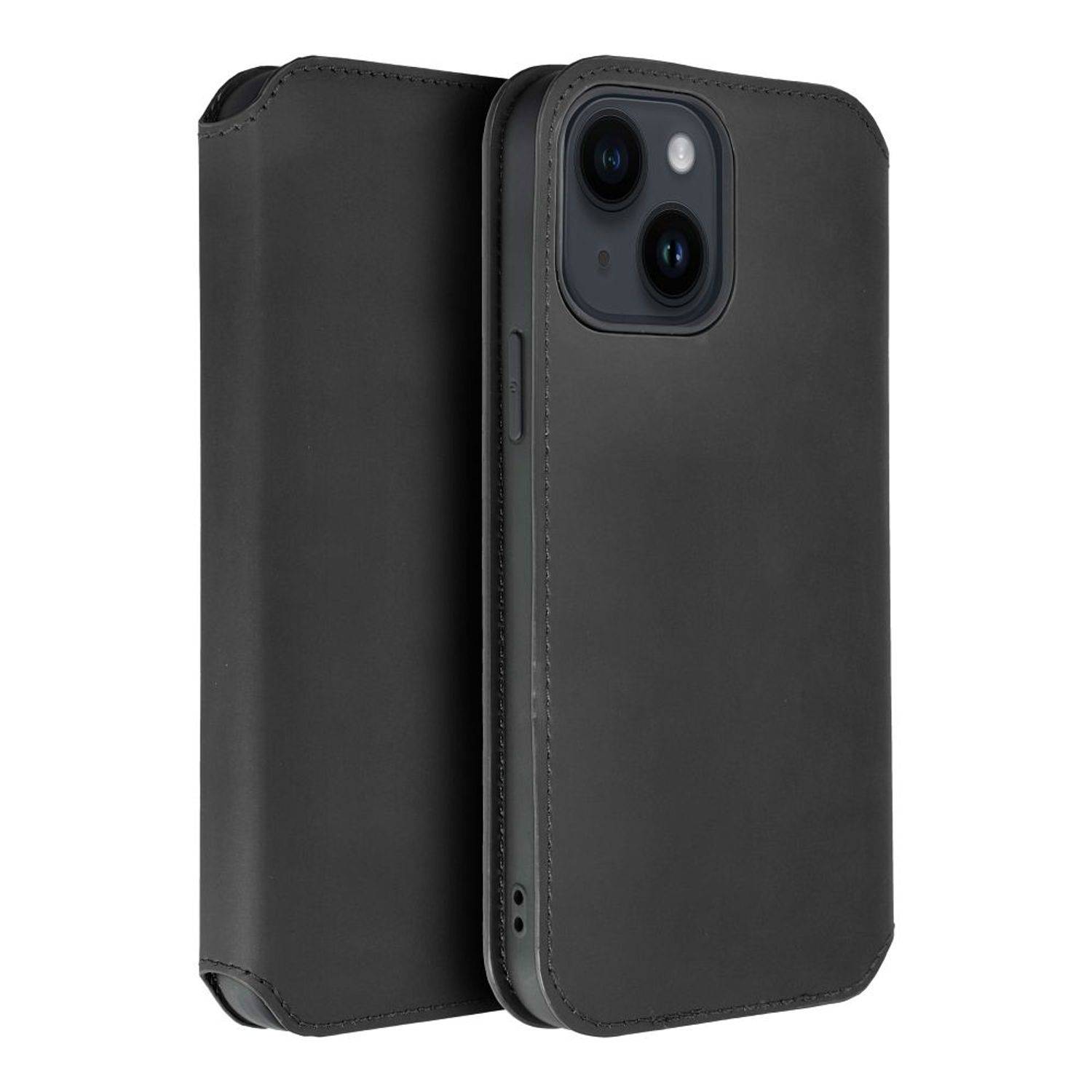 Hülle kompatibel mit Samsung Galaxy A33 5G Kunstleder Handyhülle - Handy Case Schwarz