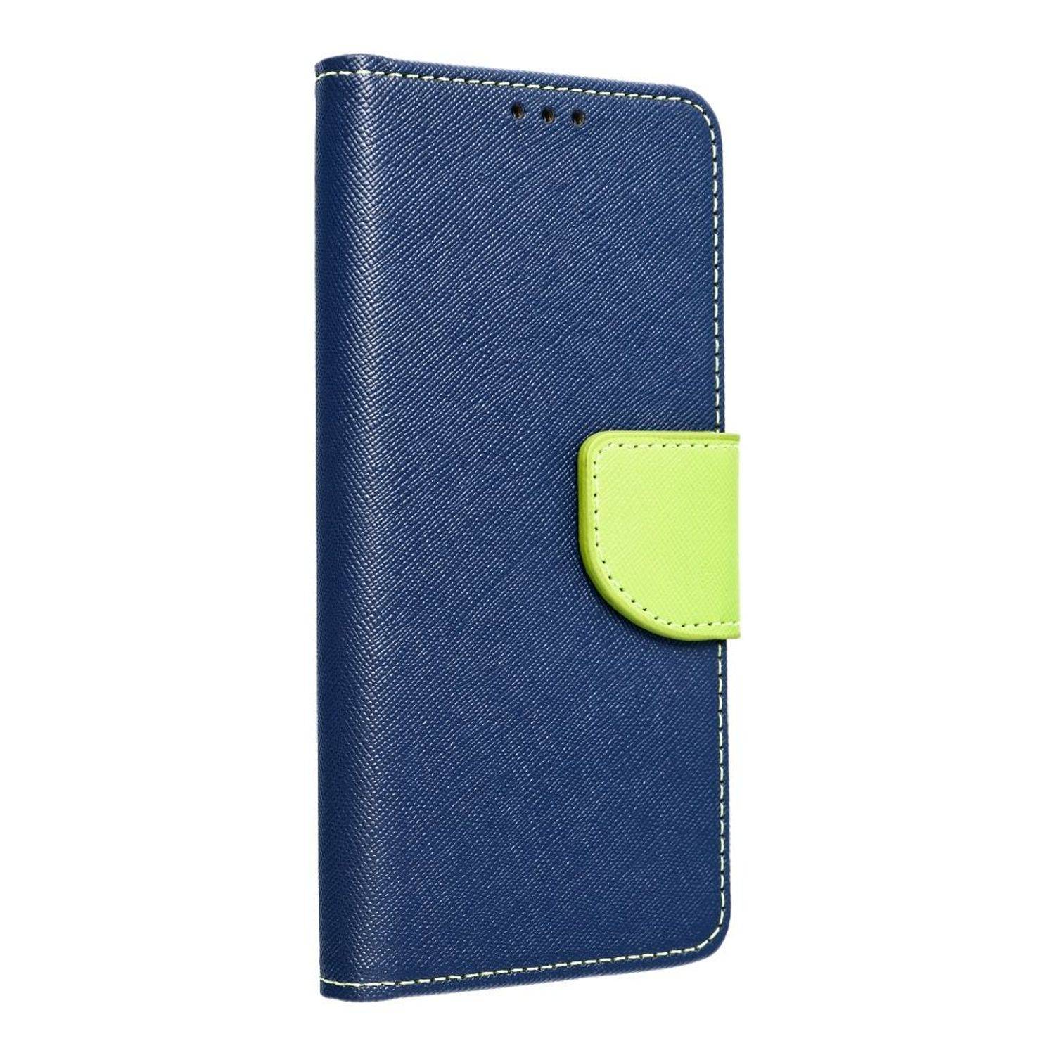 Hülle kompatibel mit Samsung Galaxy S23 Kunstleder Handyhülle - Handy Case Navy Blau Grün