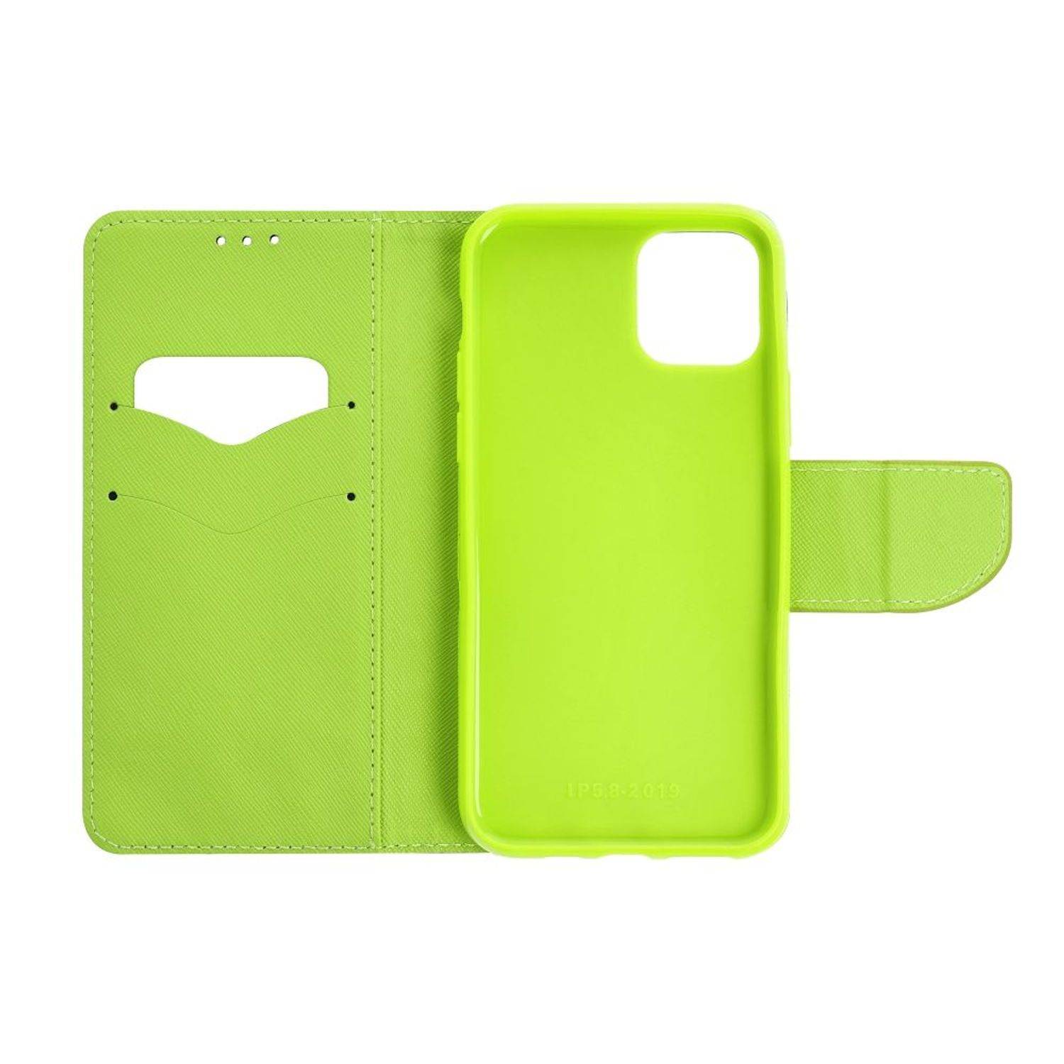 Hülle kompatibel mit Samsung Galaxy S23 Kunstleder Handyhülle - Handy Case Navy Blau Grün