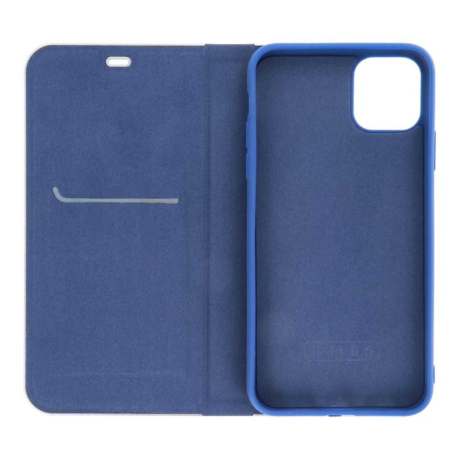 Hülle kompatibel mit Samsung Galaxy S23 Kunstleder Handyhülle - Handy Case Blau