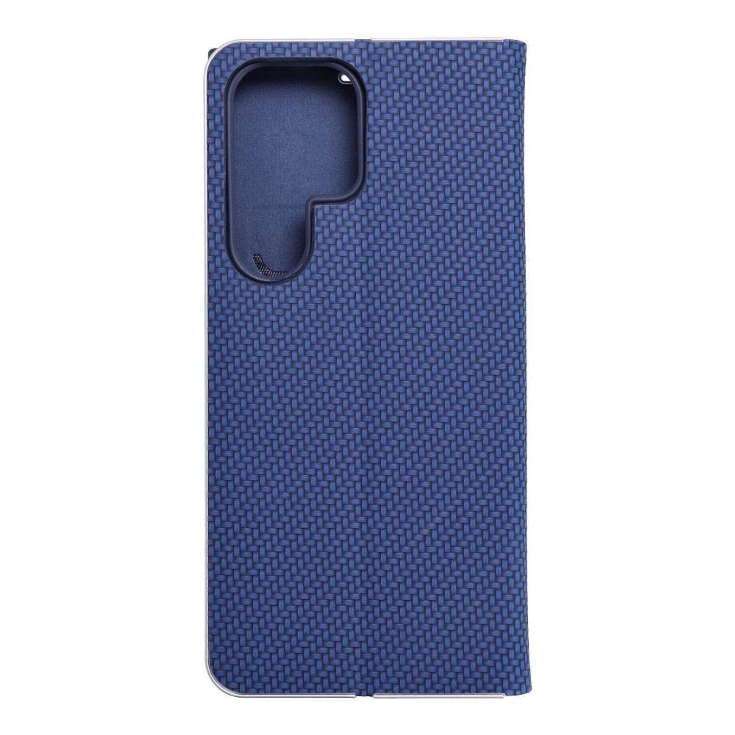 Hülle kompatibel mit Samsung Galaxy S23 Kunstleder Handyhülle - Handy Case Blau