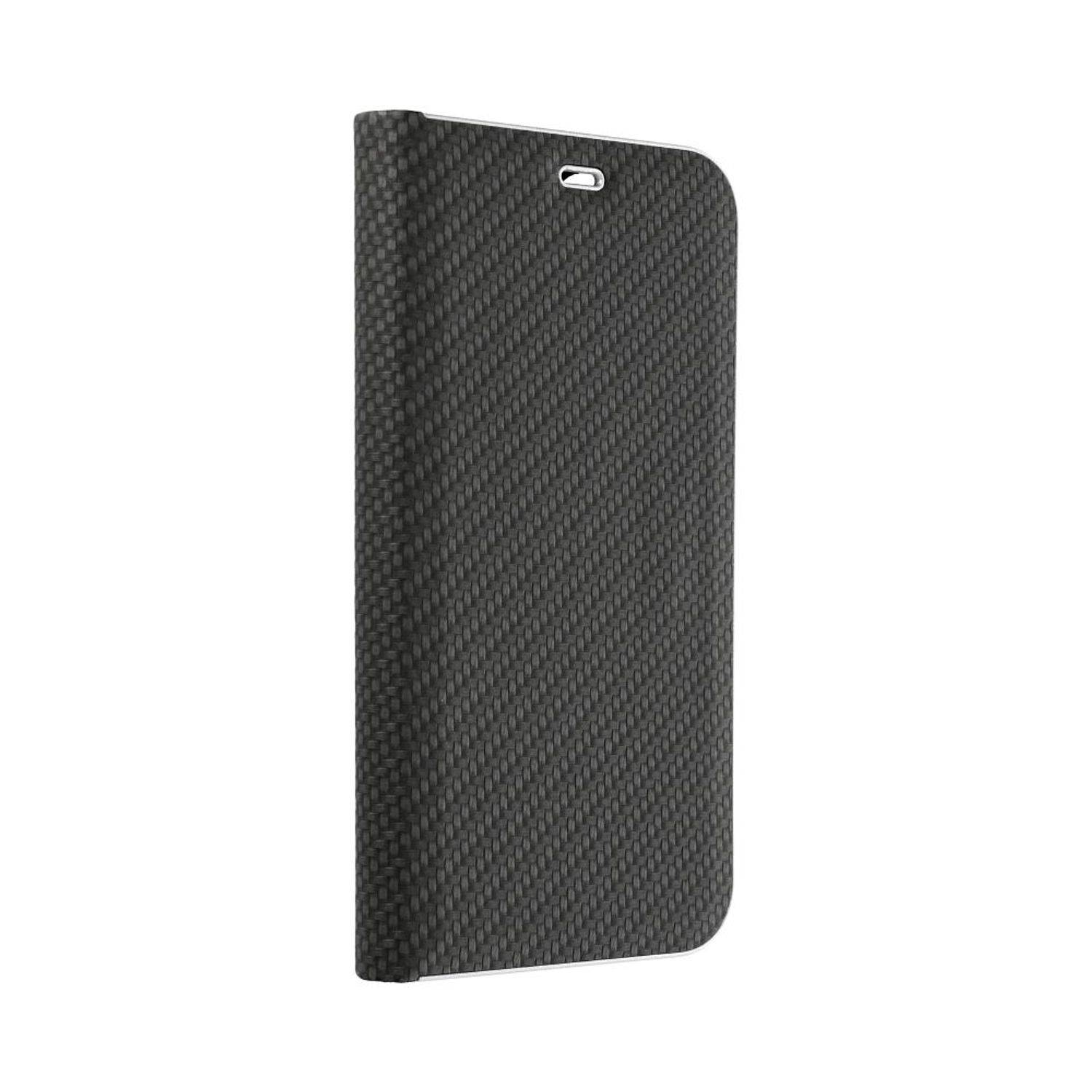 Hülle kompatibel mit Samsung Galaxy S23 Plus Kunstleder Handyhülle - Handy Case Schwarz