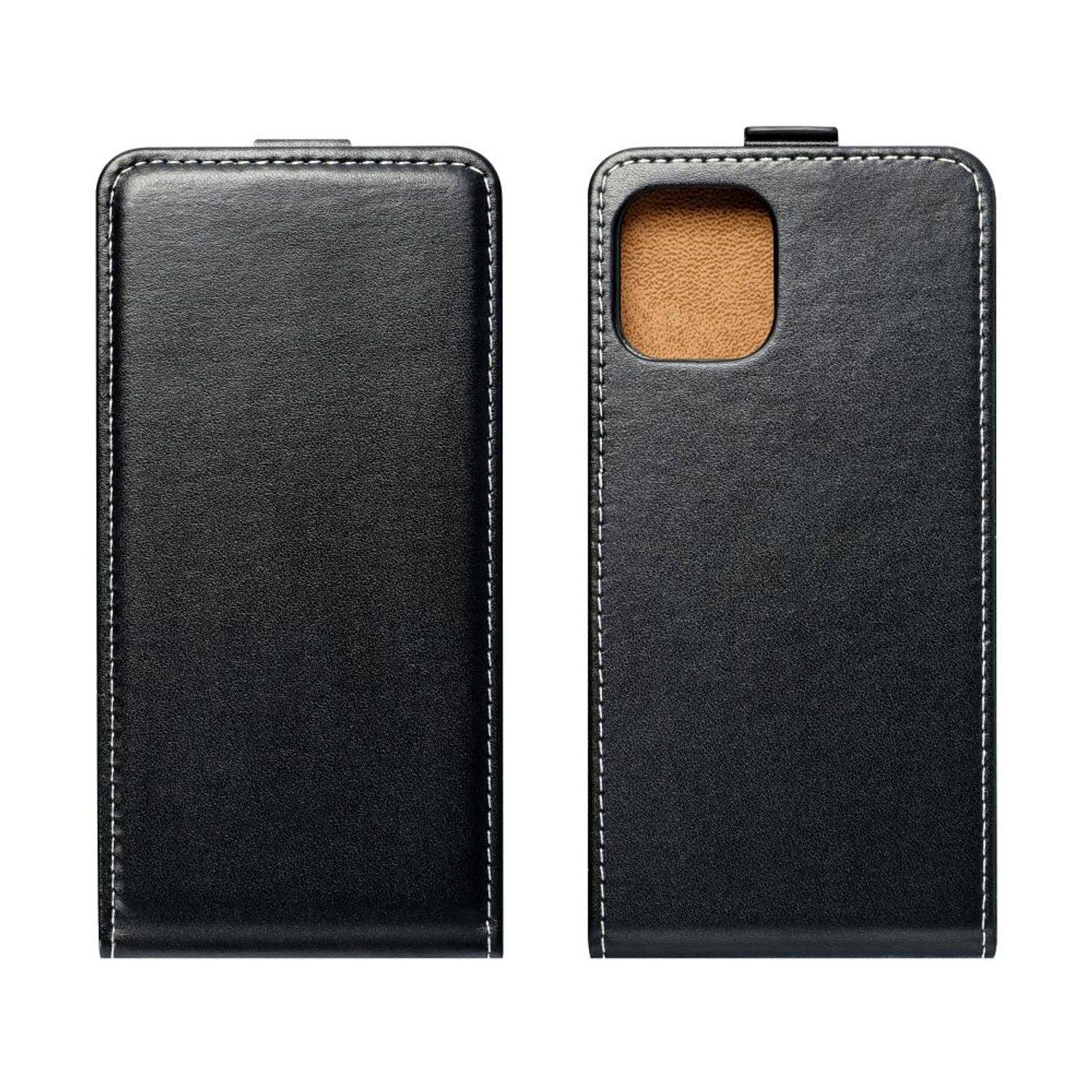 Hülle kompatibel mit Xiaomi 12 Lite Kunstleder Handyhülle - Handy Case Schwarz