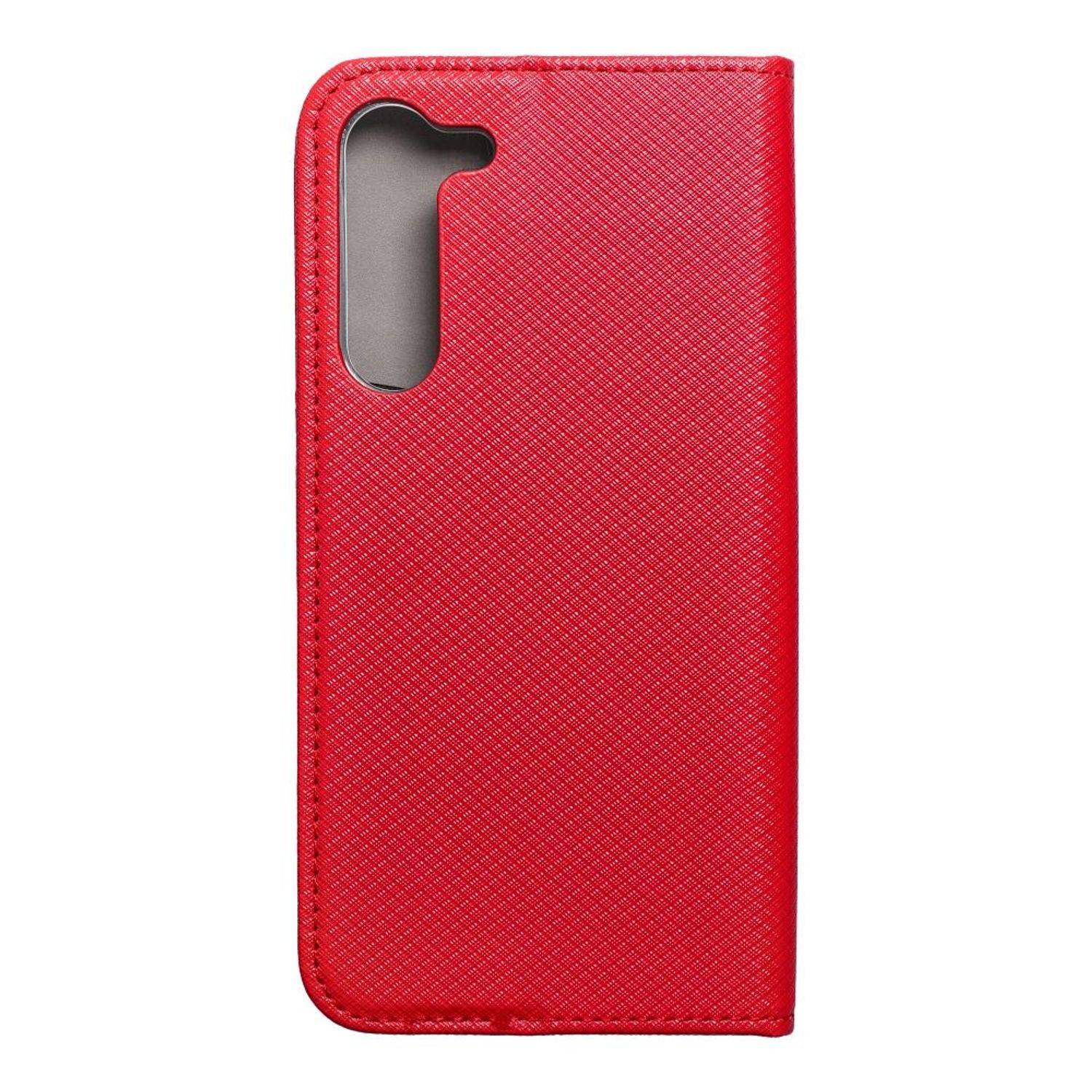 Hülle kompatibel mit Samsung Galaxy S23 Ultra Kunstleder Handyhülle - Handy Case Rot