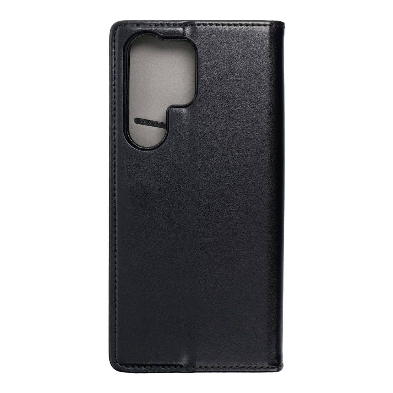 Hülle kompatibel mit Samsung Galaxy S23 Plus Kunstleder Handyhülle - Handy Case Schwarz