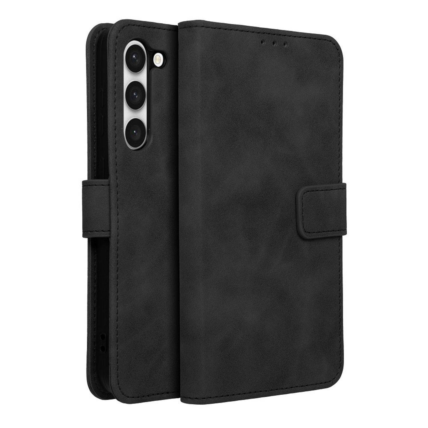 Hülle kompatibel mit Xiaomi 12 / 12X Kunstleder Handyhülle - Handy Case Schwarz