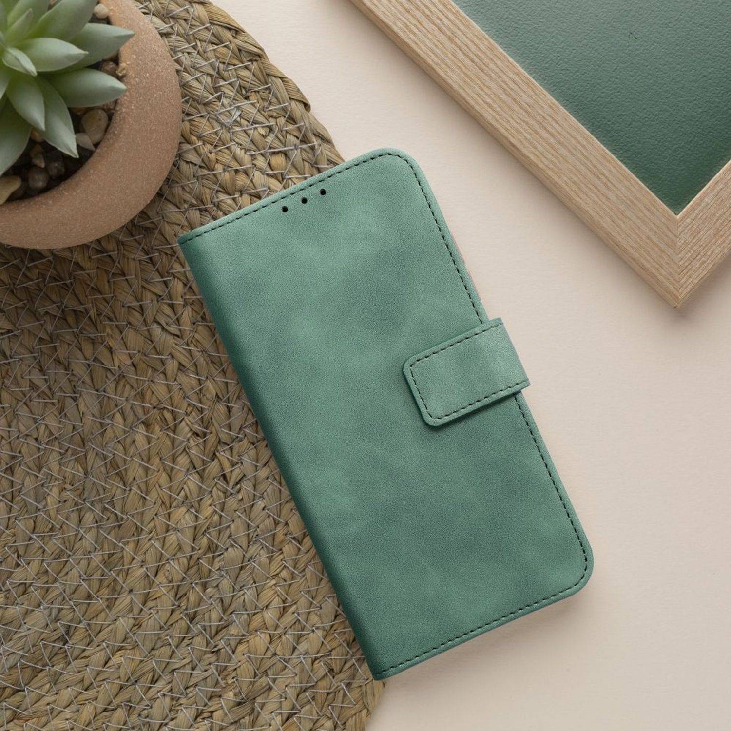 Hülle kompatibel mit Xiaomi 12 / 12X Kunstleder Handyhülle - Handy Case Grün