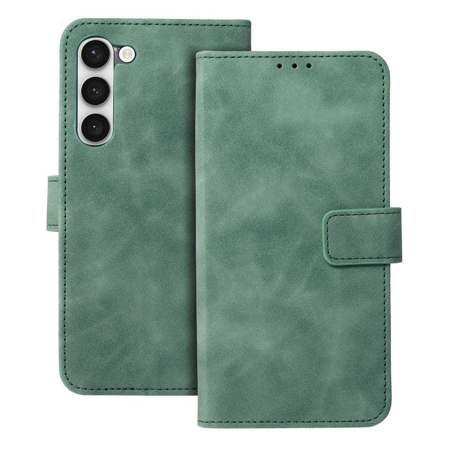Hülle kompatibel mit Xiaomi 12 / 12X Kunstleder Handyhülle - Handy Case Grün
