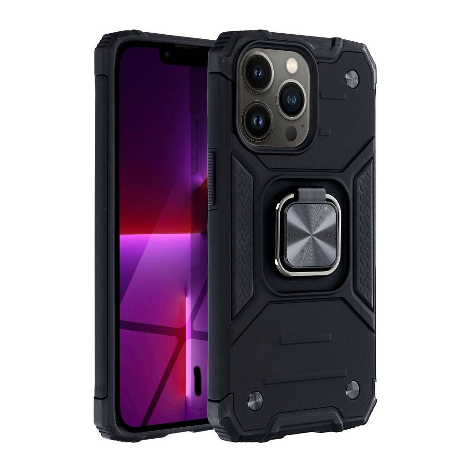Hülle kompatibel mit Apple iPhone 14 Kunststoff Soft Handyhülle - Handy Case Schwarz